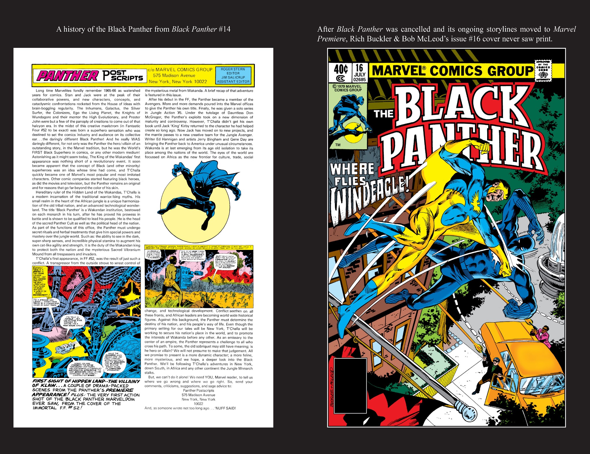 Read online Marvel Masterworks: The Black Panther comic -  Issue # TPB 2 - 338