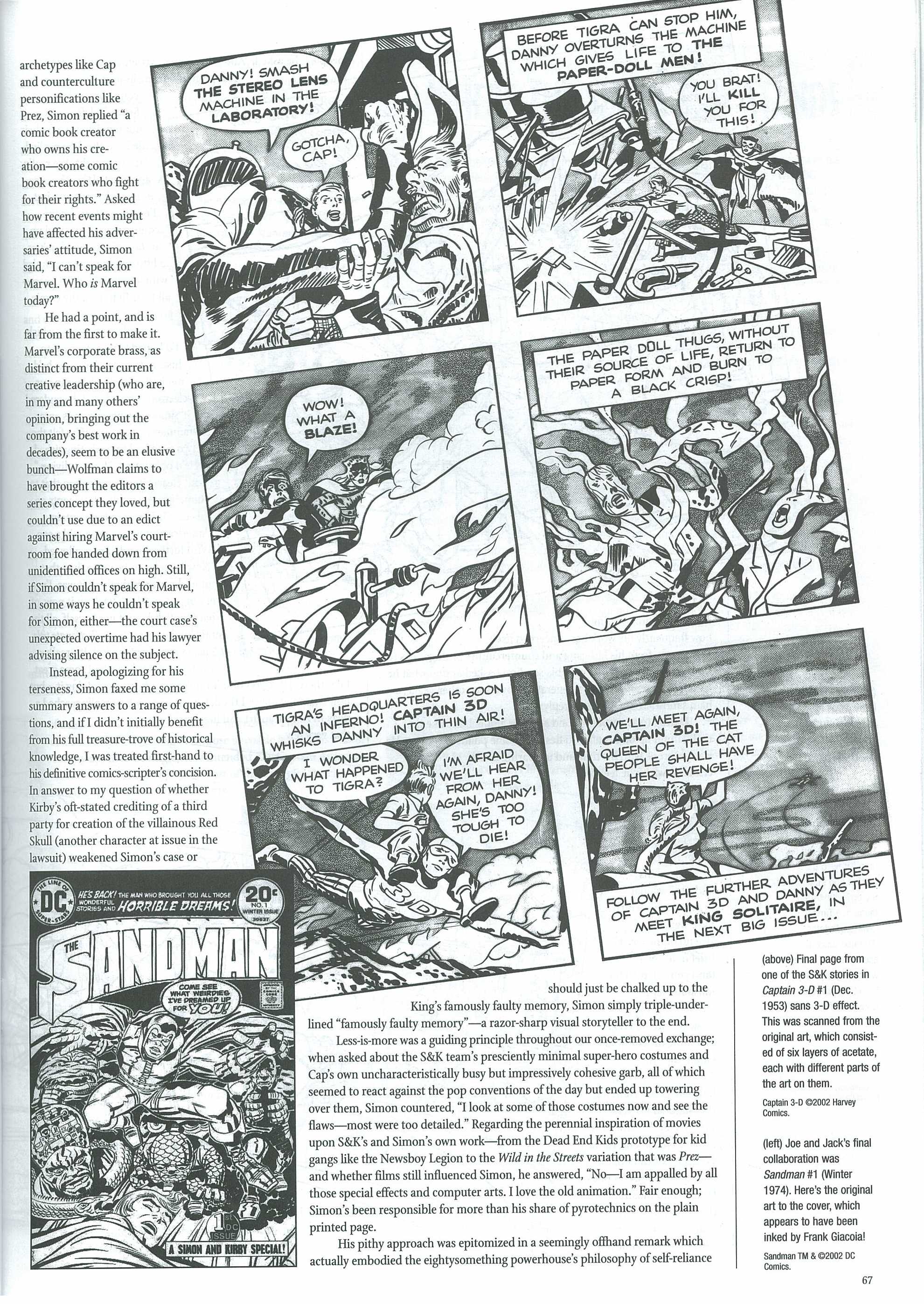 Read online The Jack Kirby Collector comic -  Issue #34 - 70