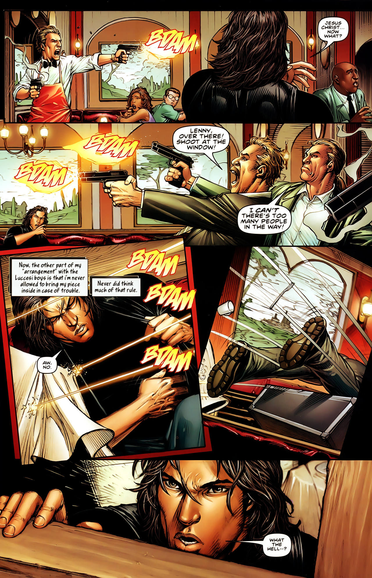 Read online The Darkness/Pitt comic -  Issue #1 - 4