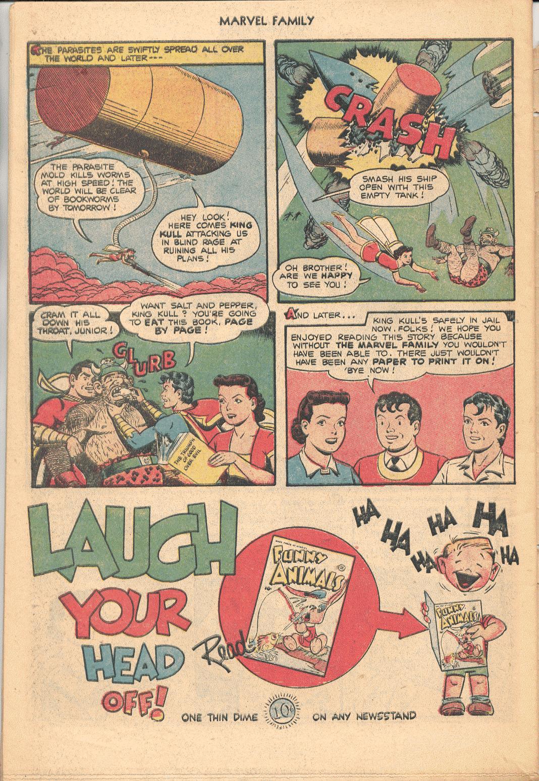 Read online The Marvel Family comic -  Issue #86 - 34