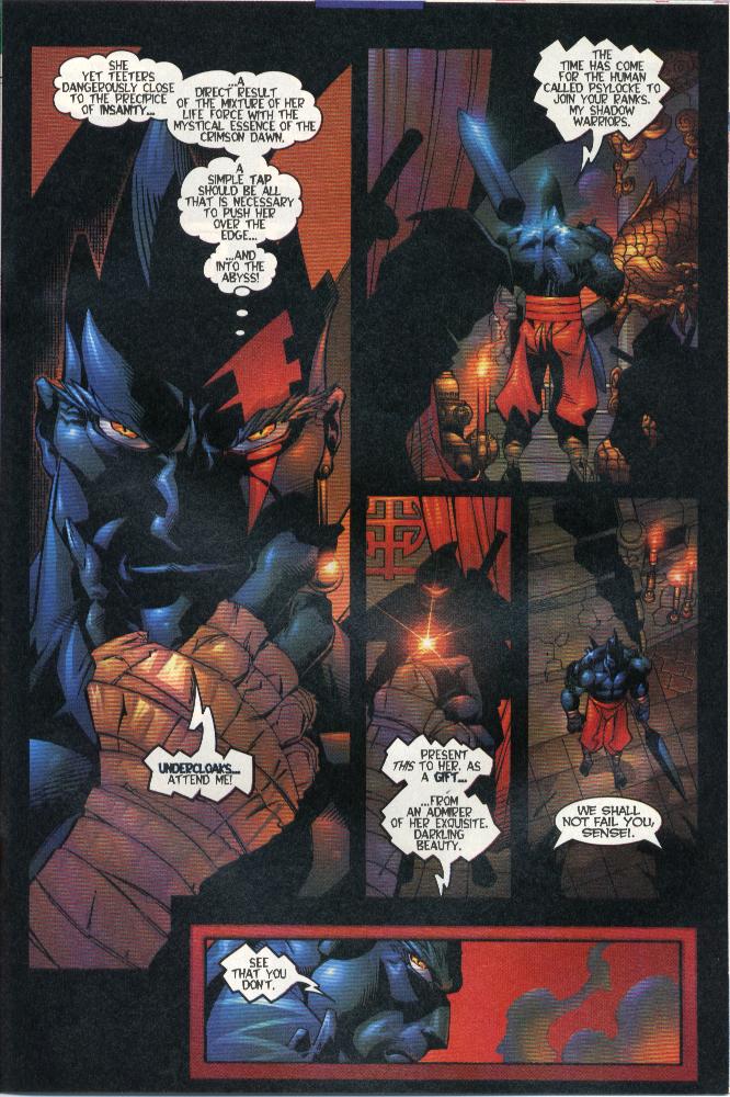 Psylocke & Archangel Crimson Dawn issue 1 - Page 16