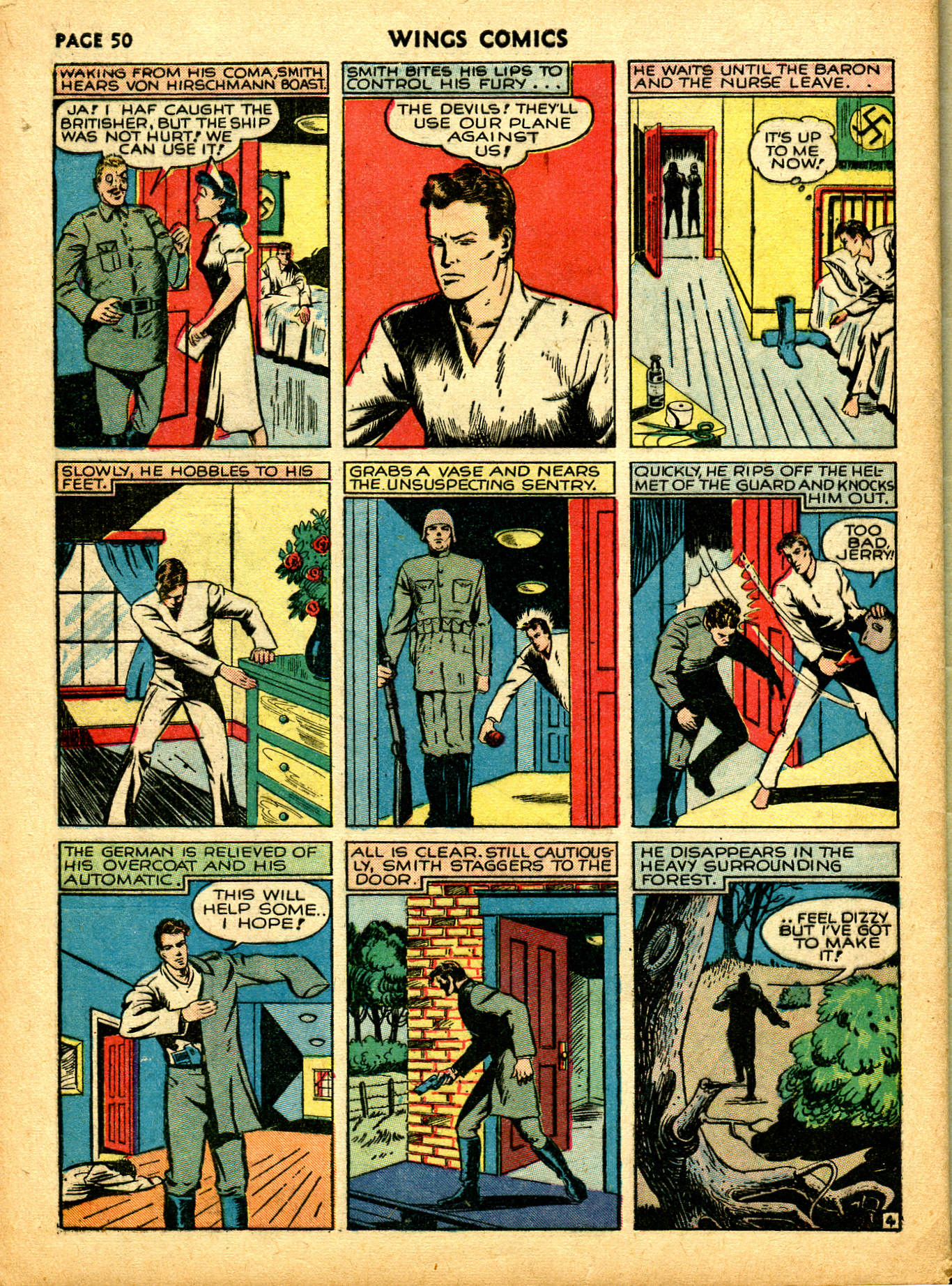 Read online Wings Comics comic -  Issue #6 - 52