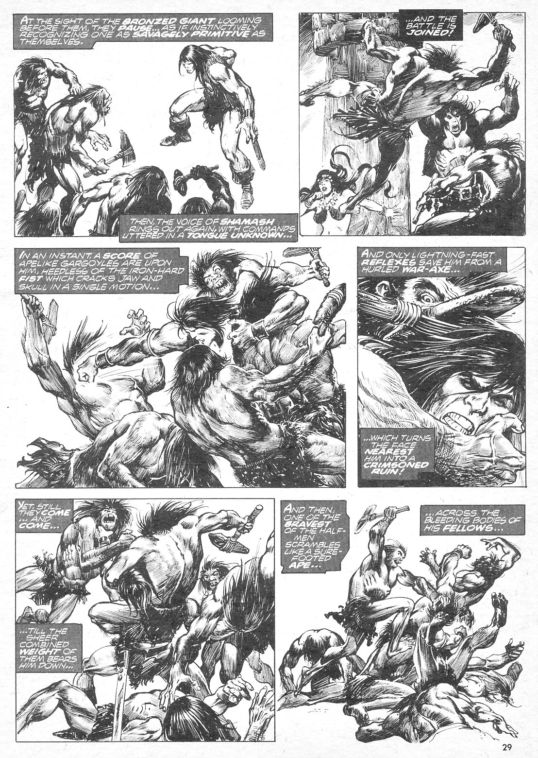 Read online The Savage Sword Of Conan comic -  Issue #7 - 29