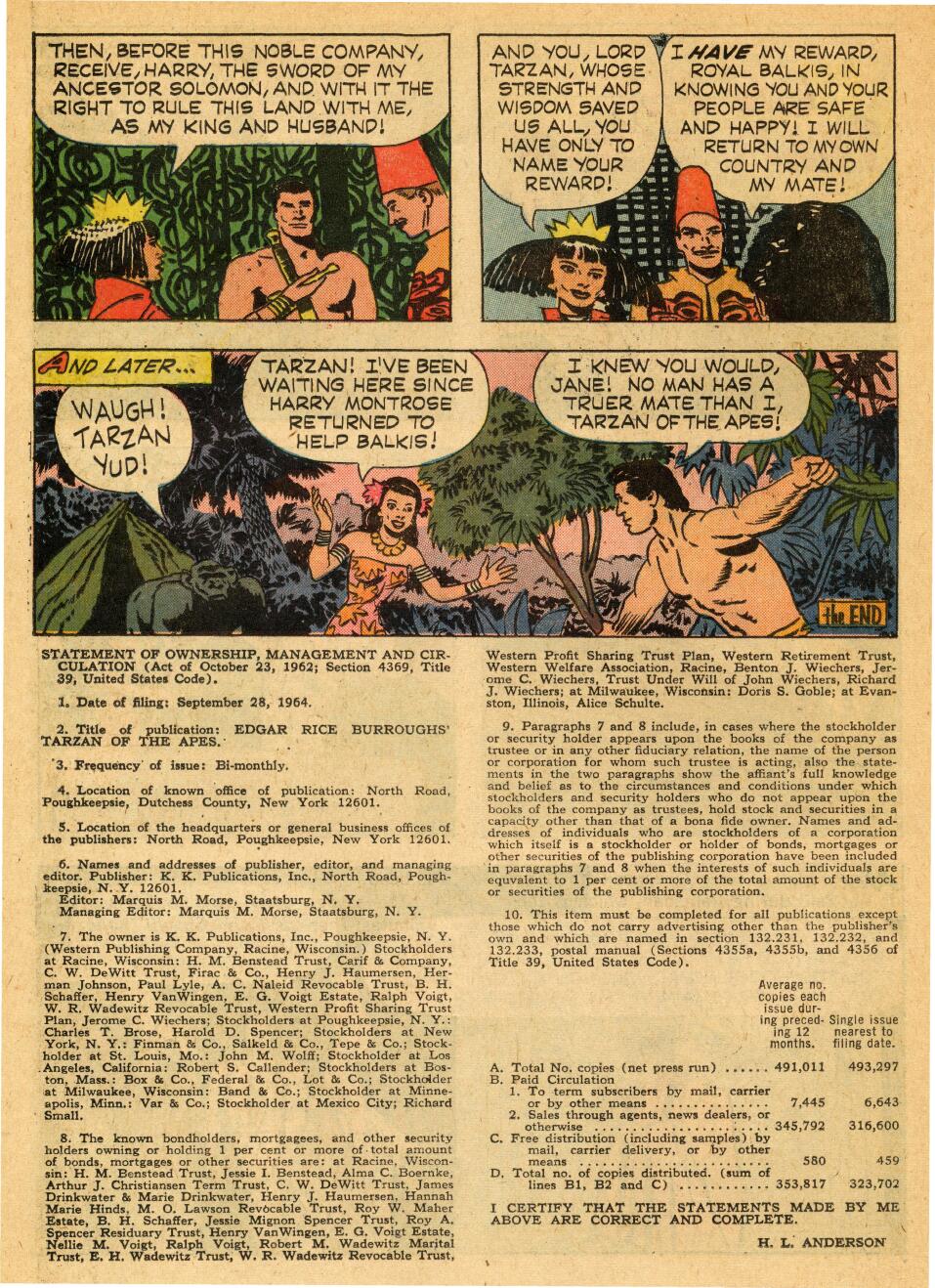 Read online Tarzan (1962) comic -  Issue #148 - 26