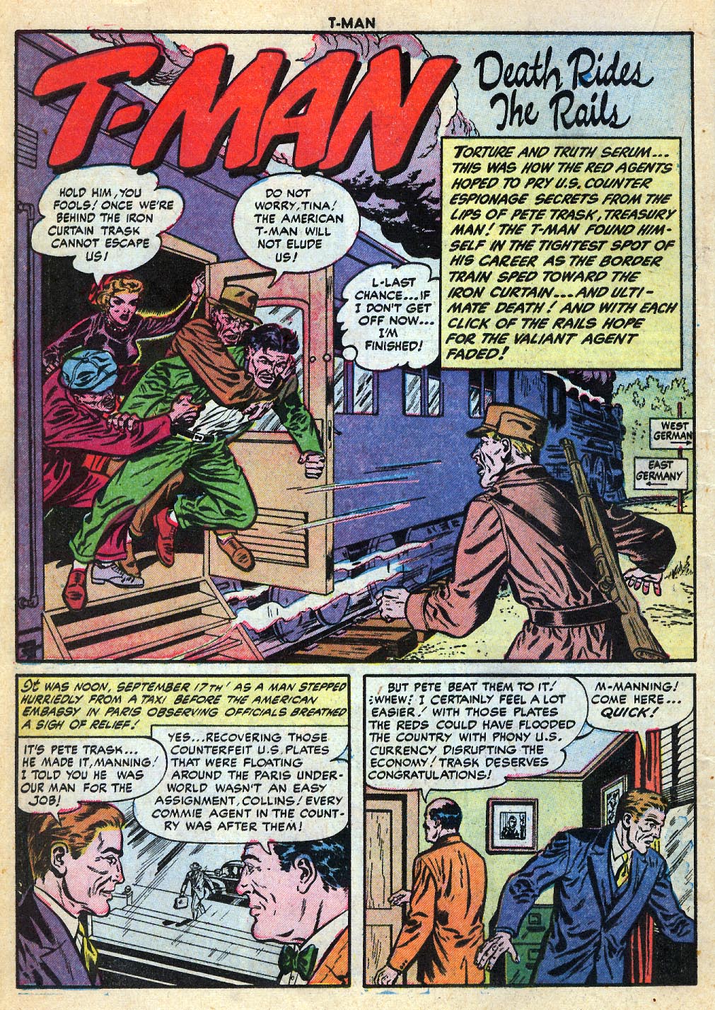 Read online T-Man: World Wide Trouble Shooter comic -  Issue #18 - 18