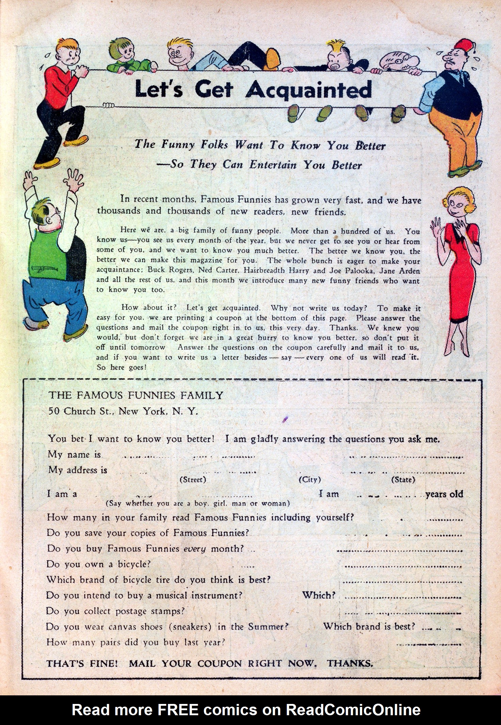 Read online Famous Funnies comic -  Issue #19 - 21