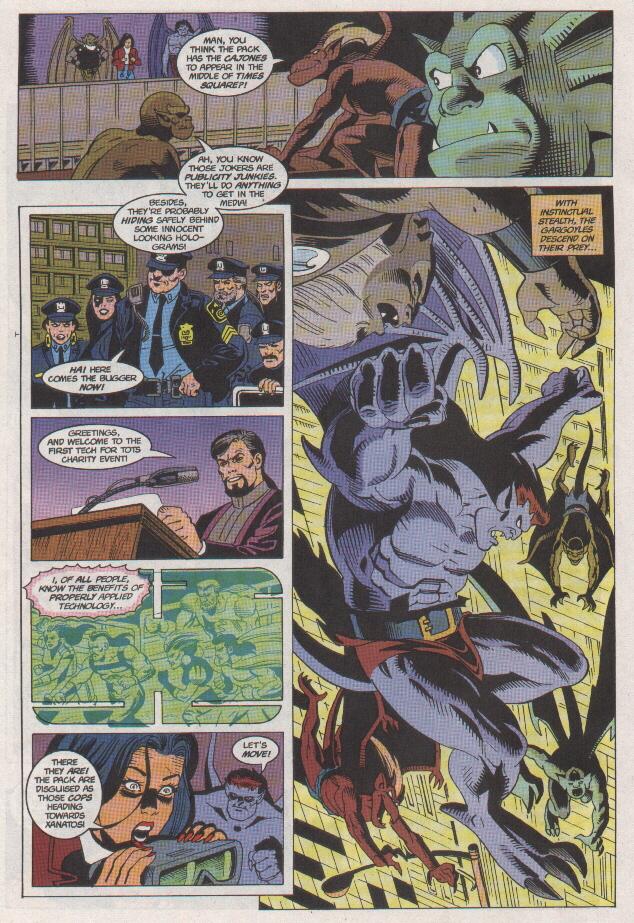 Read online Gargoyles (1995) comic -  Issue #8 - Terror In Times Square - 17