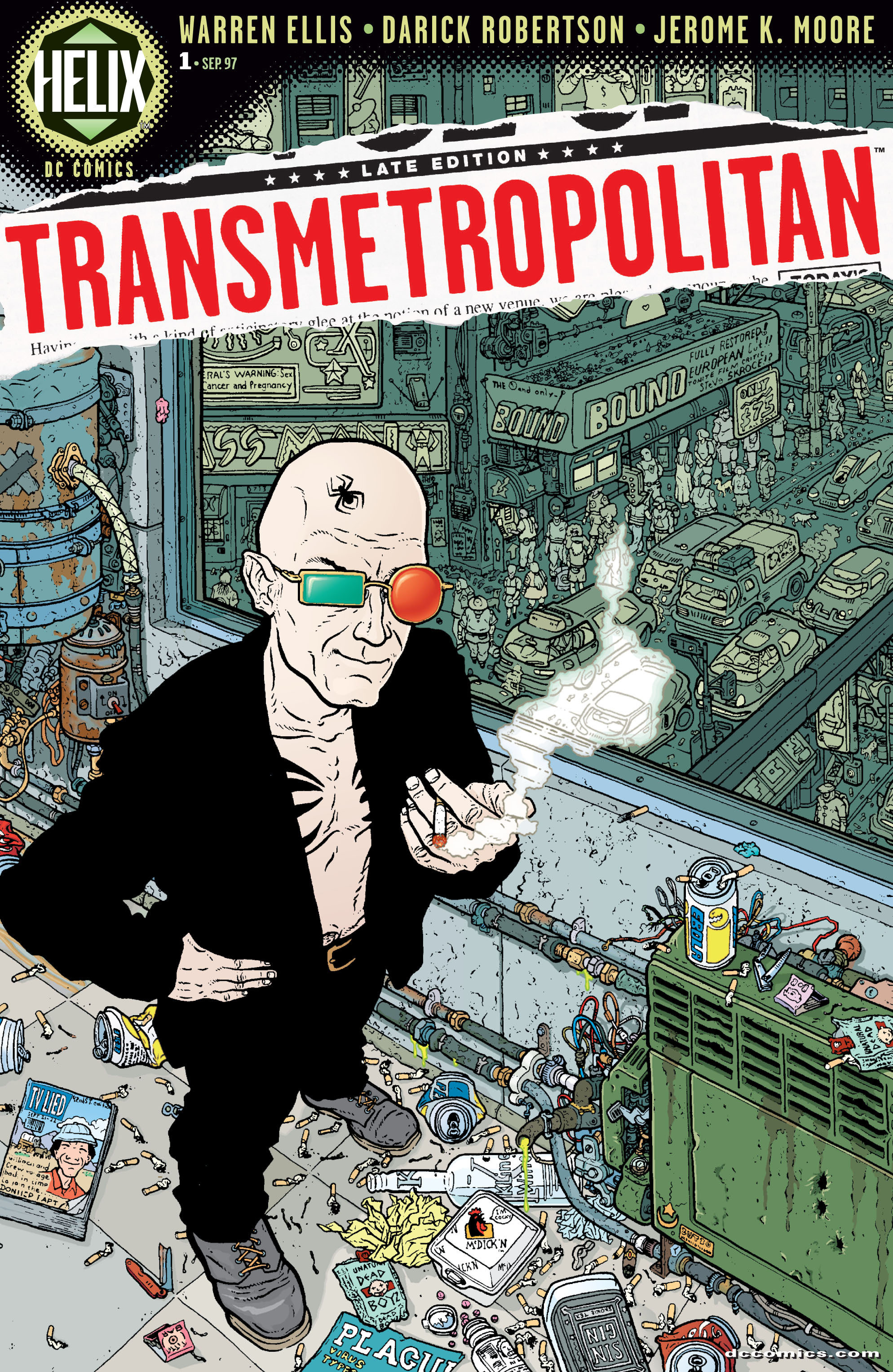 Read online Transmetropolitan comic -  Issue #1 - 1