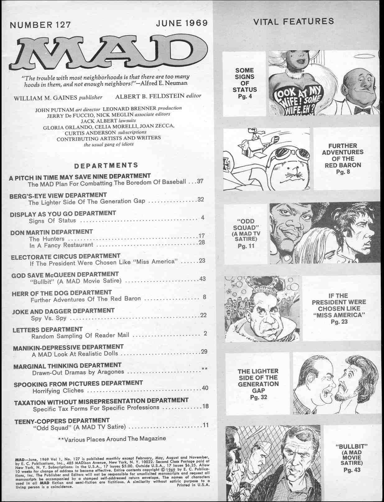 Read online MAD comic -  Issue #127 - 3