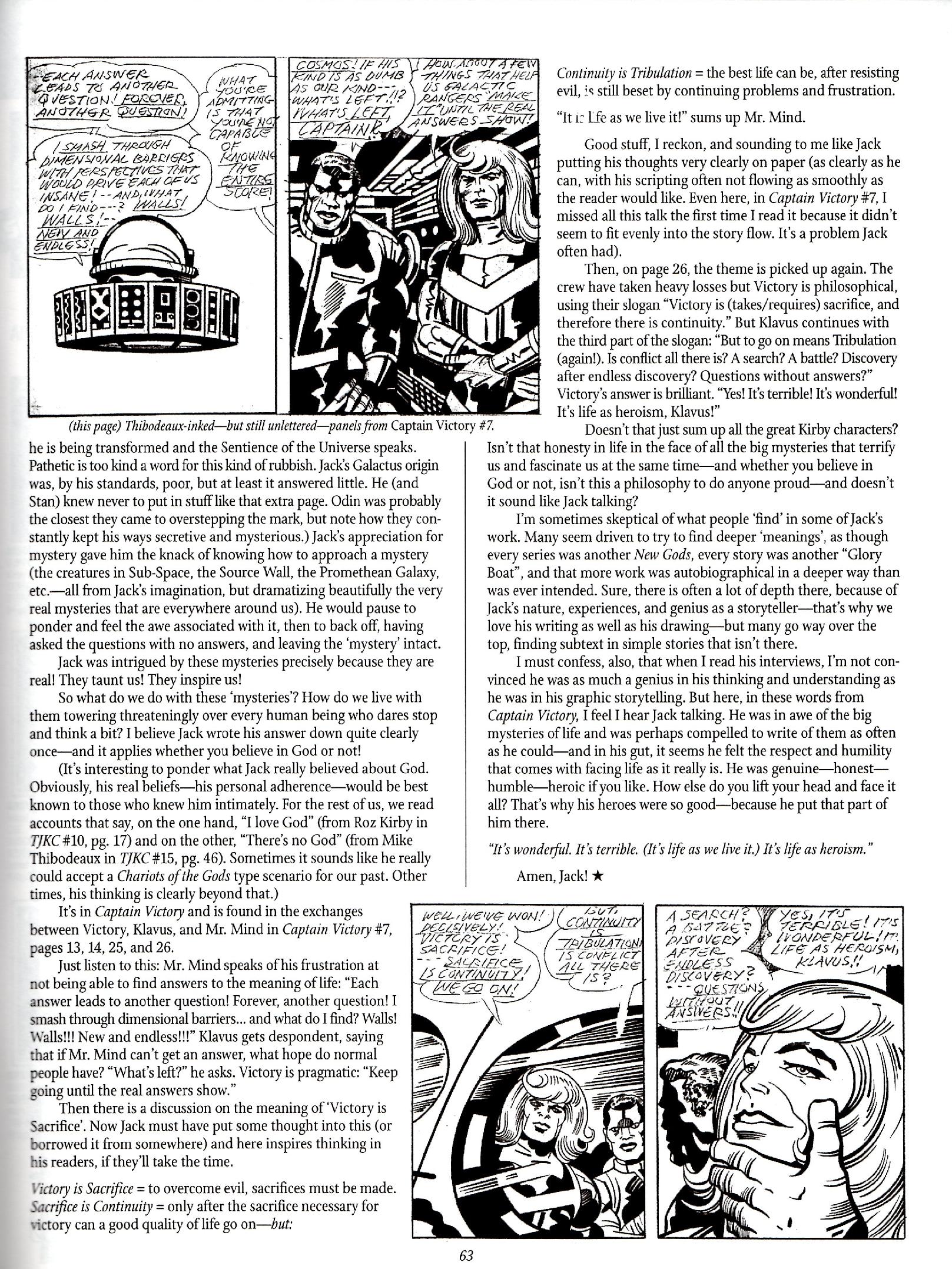 Read online The Jack Kirby Collector comic -  Issue #26 - 62