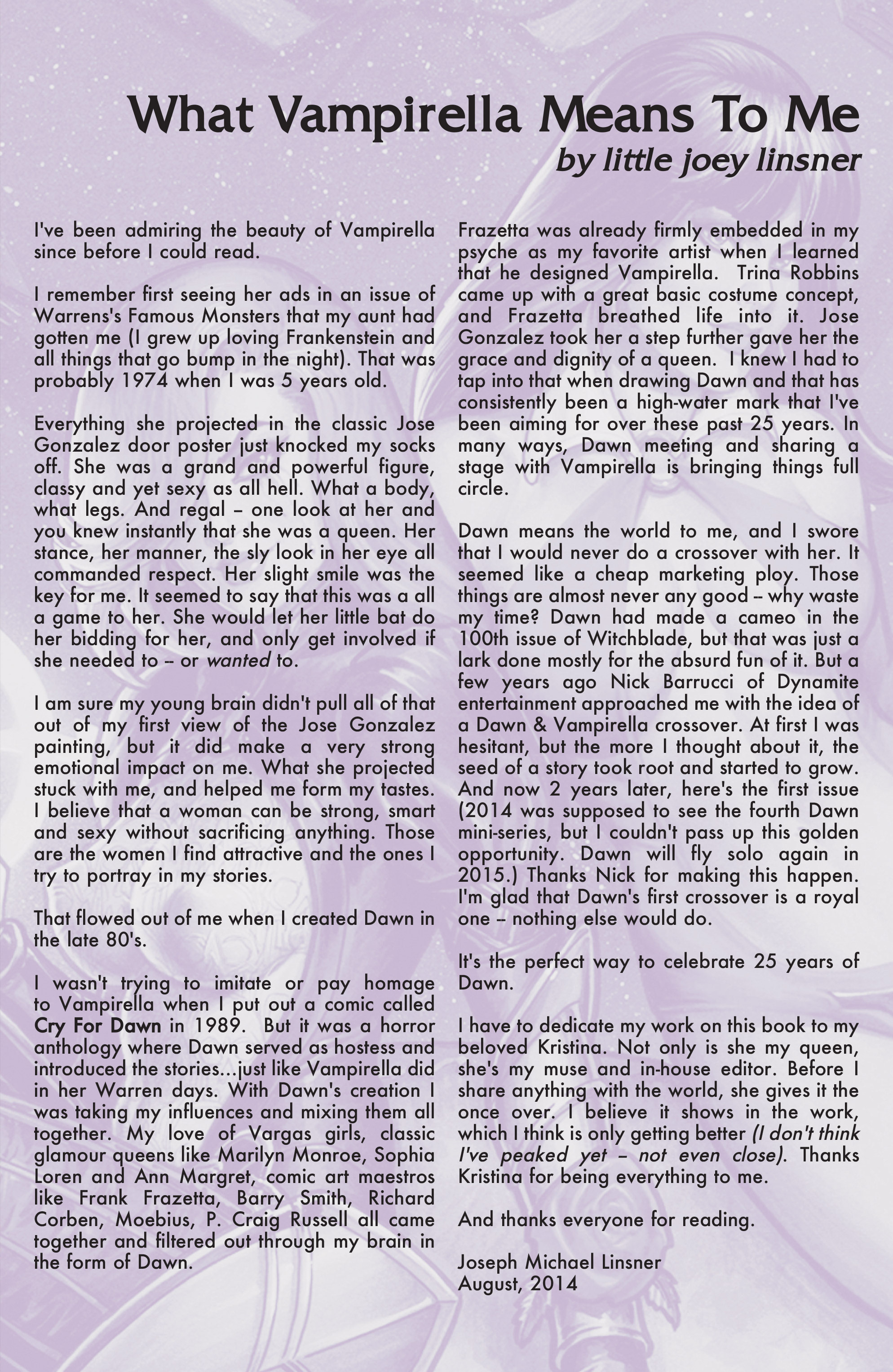 Read online Dawn/Vampirella comic -  Issue #1 - 25