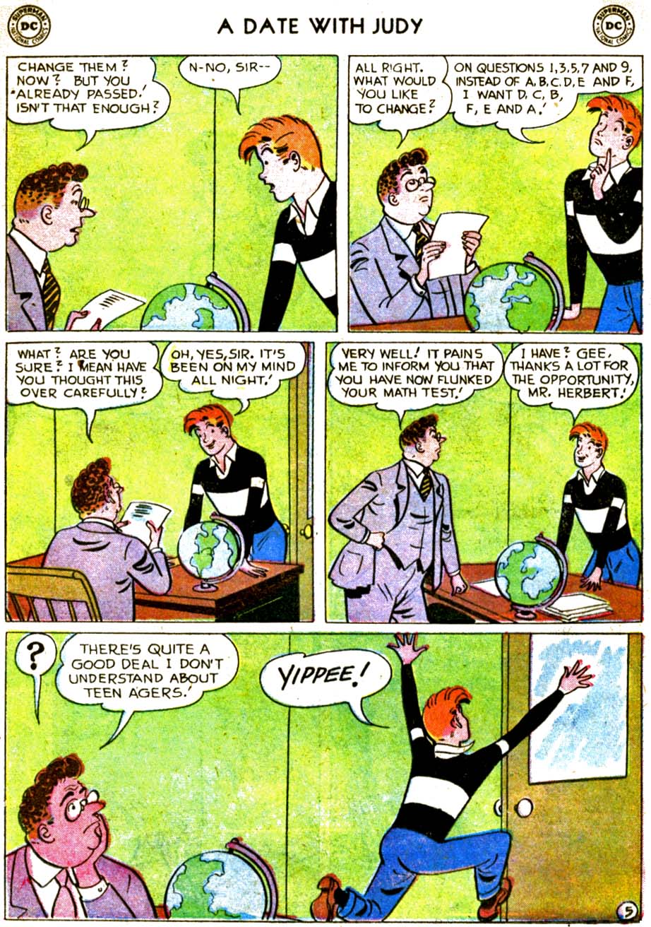 Read online A Date with Judy comic -  Issue #62 - 24