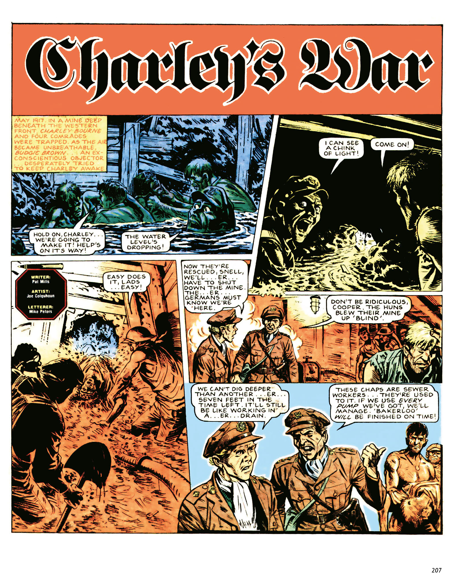 Read online Charley's War: The Definitive Collection comic -  Issue # TPB 2 - 207