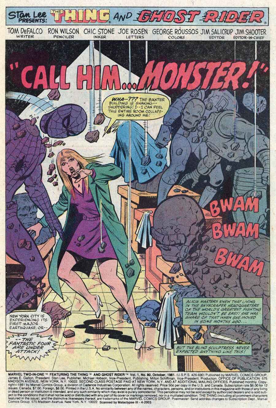 Marvel Two-In-One (1974) issue 80 - Page 2