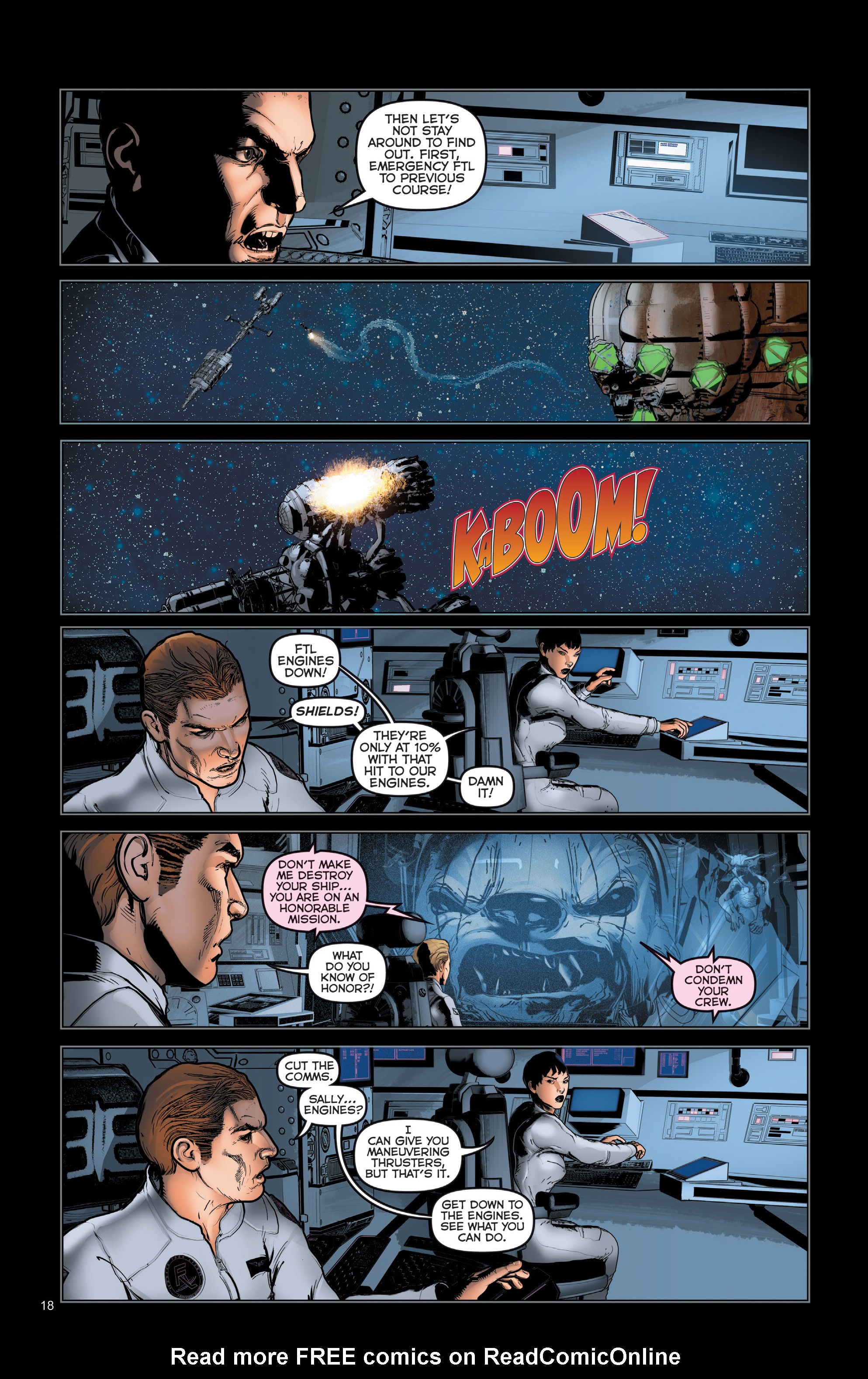 Read online Faster than Light comic -  Issue #5 - 20