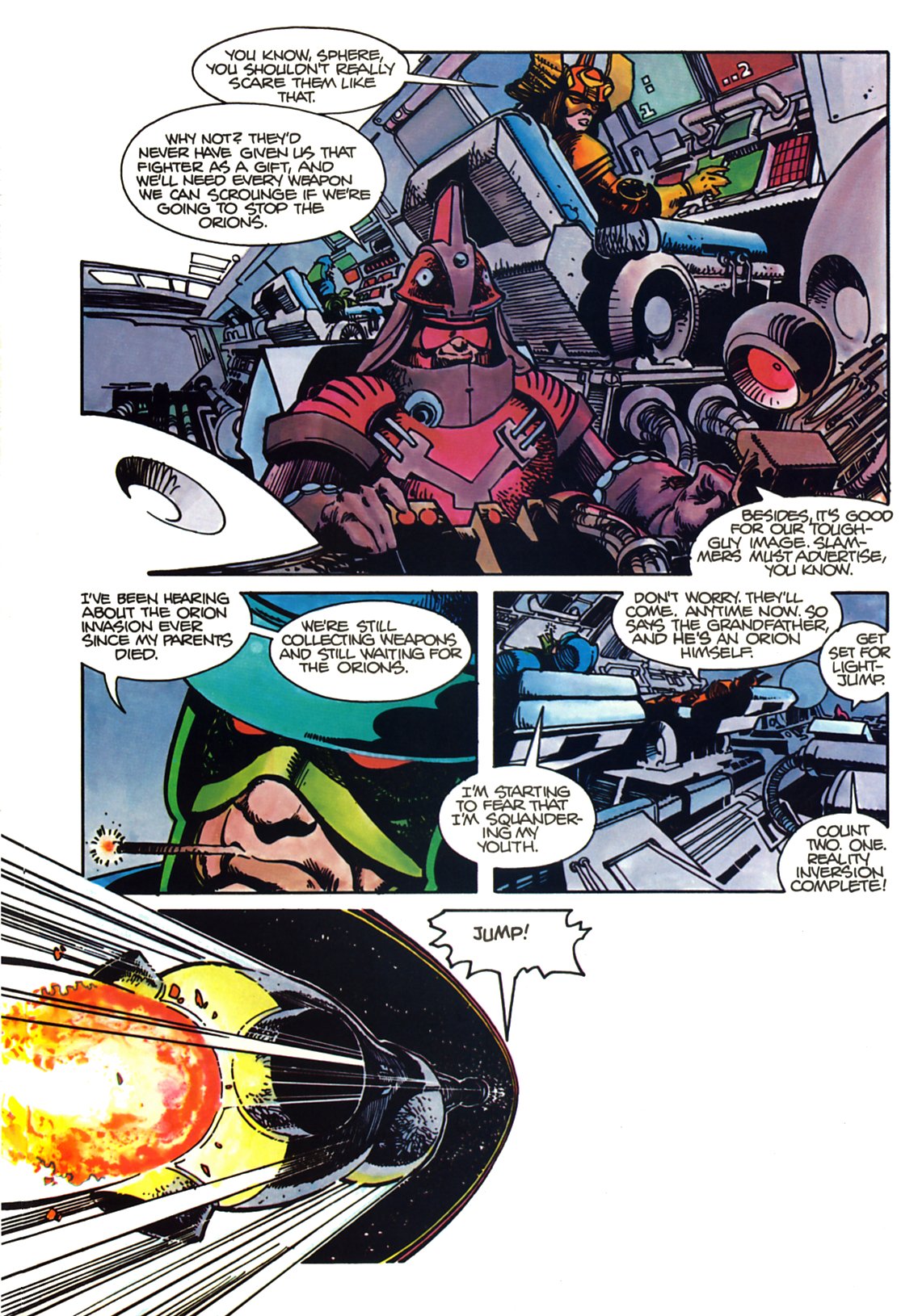 Read online Marvel Graphic Novel comic -  Issue #6 - The Star Slammers - 17