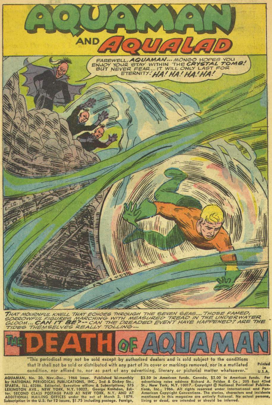 Read online Aquaman (1962) comic -  Issue #30 - 3