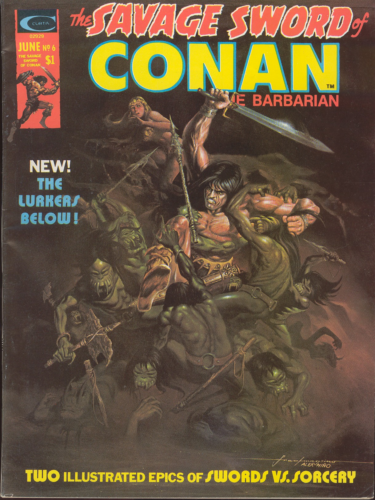 The Savage Sword Of Conan Issue #6 #7 - English 1