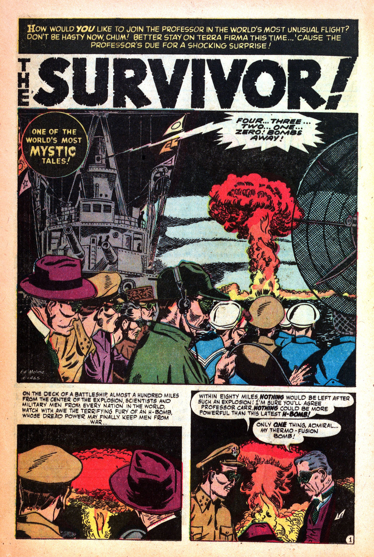 Read online Mystic (1951) comic -  Issue #32 - 16