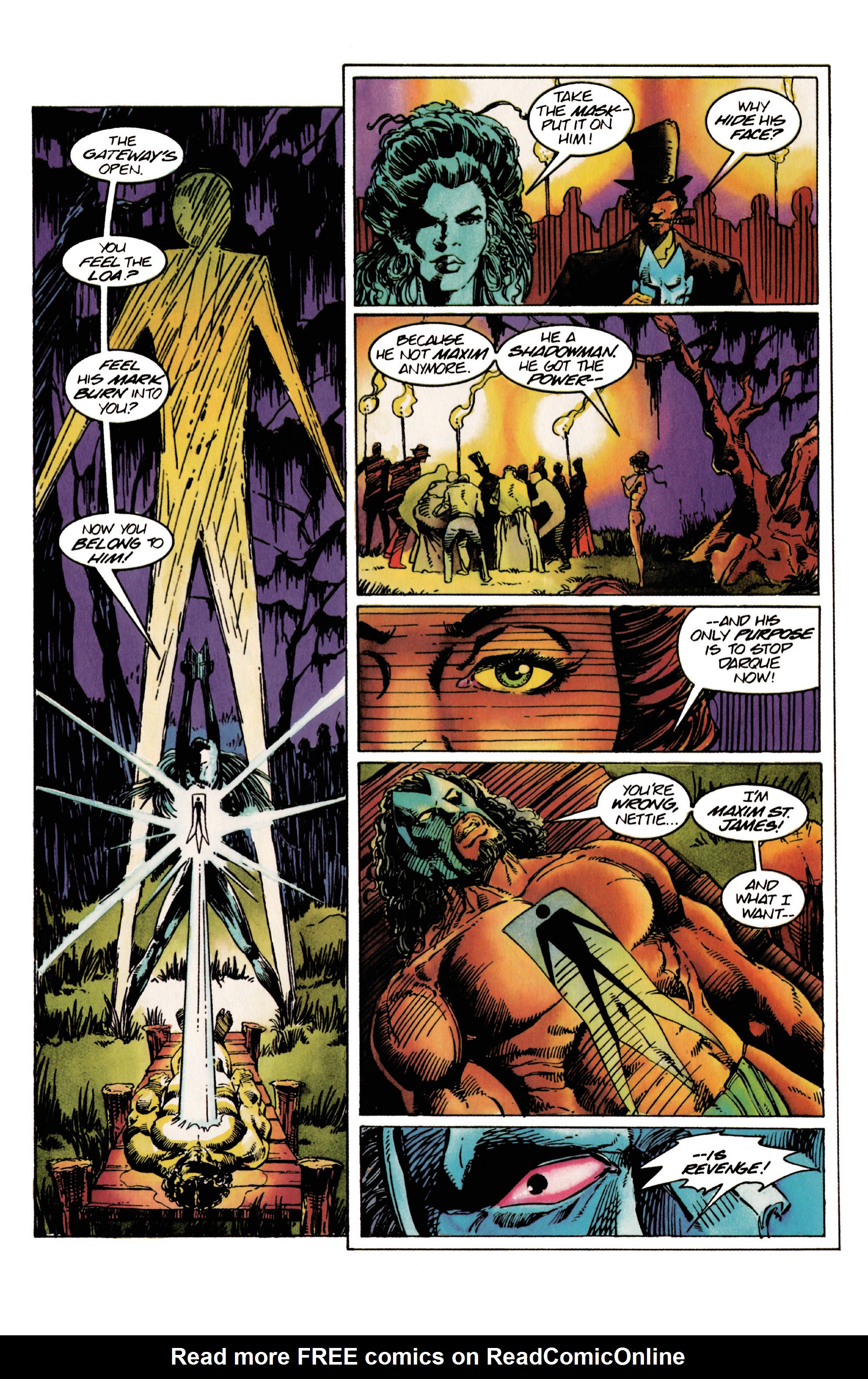 Read online Valiant Masters Shadowman comic -  Issue # TPB (Part 2) - 81