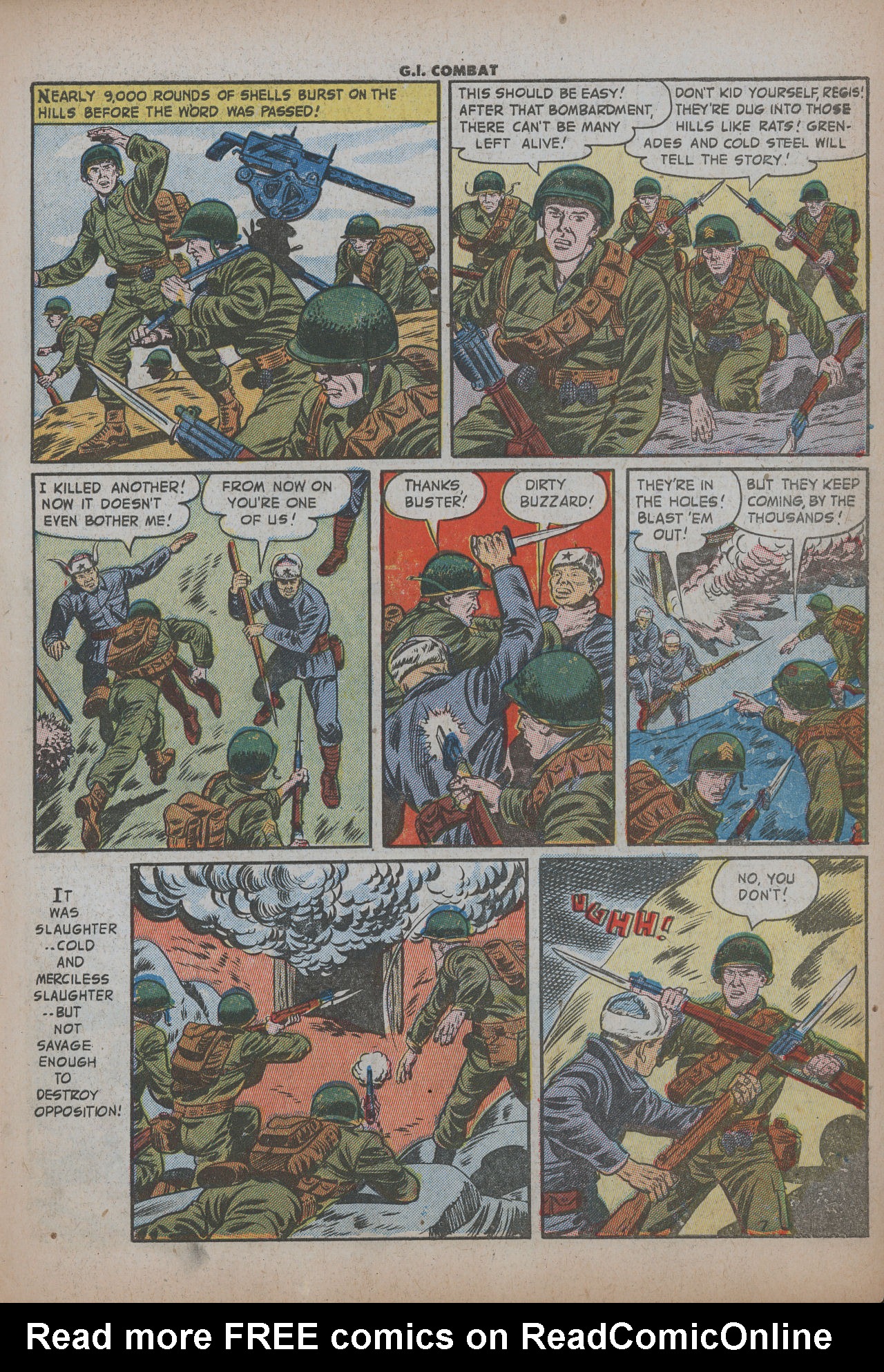 Read online G.I. Combat (1952) comic -  Issue #10 - 10