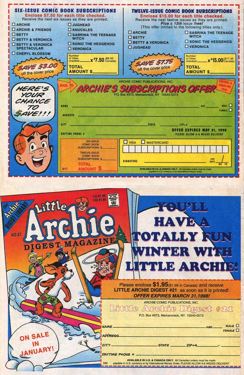 Read online Archie & Friends (1992) comic -  Issue #28 - 34