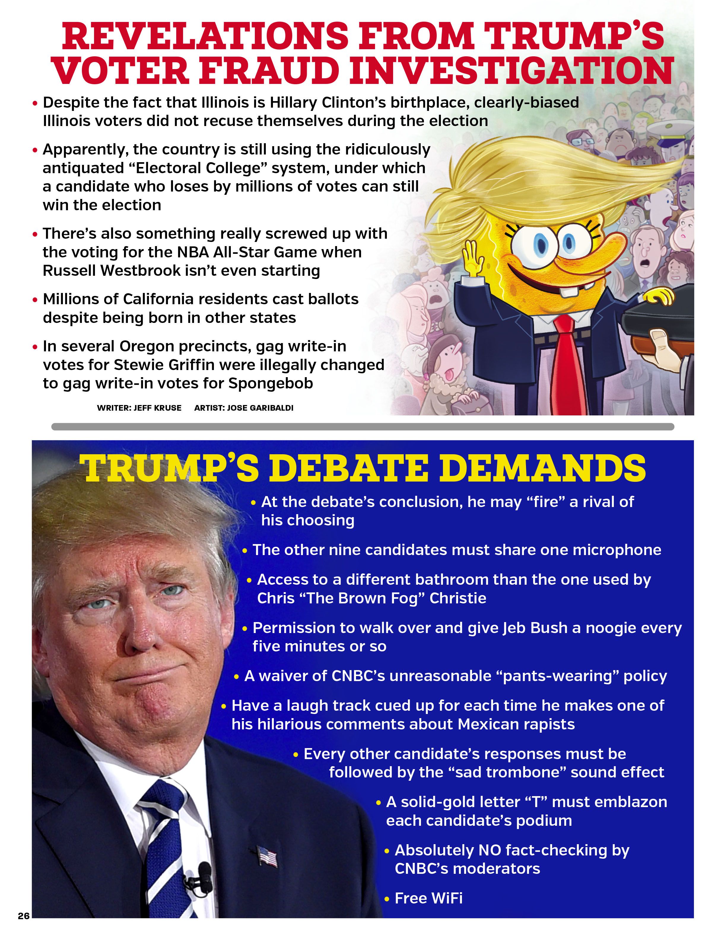 Read online MAD About Trump: A Brilliant Look at Our Brainless President comic -  Issue # TPB - 28