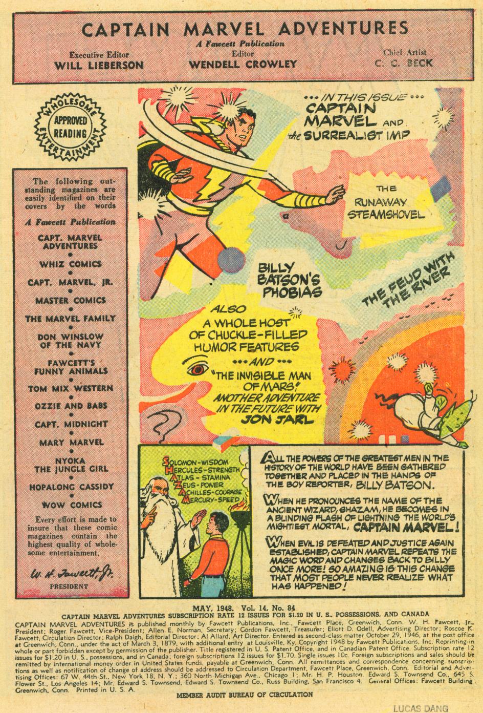 Read online Captain Marvel Adventures comic -  Issue #84 - 3