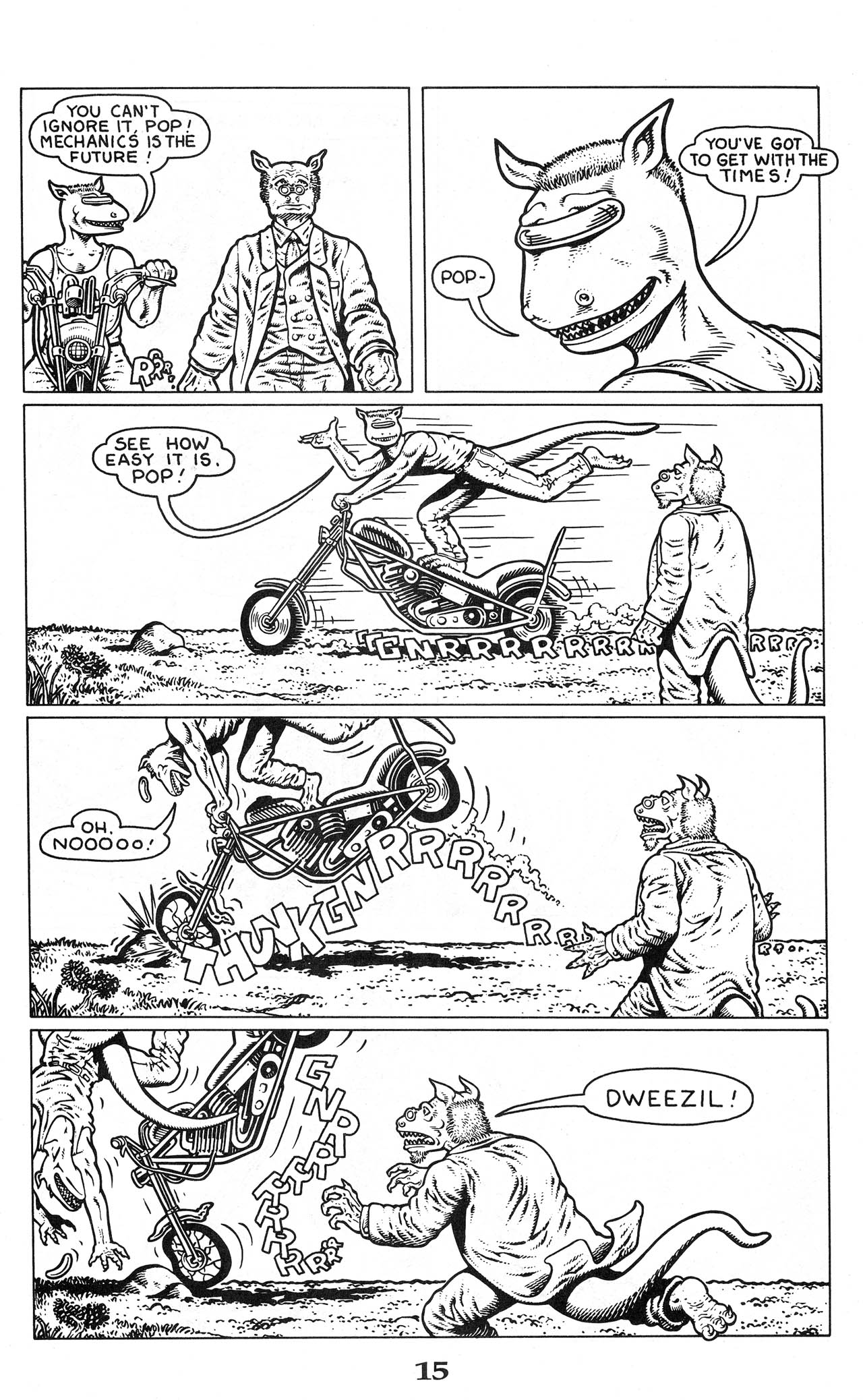 Read online Critters comic -  Issue #21 - 17