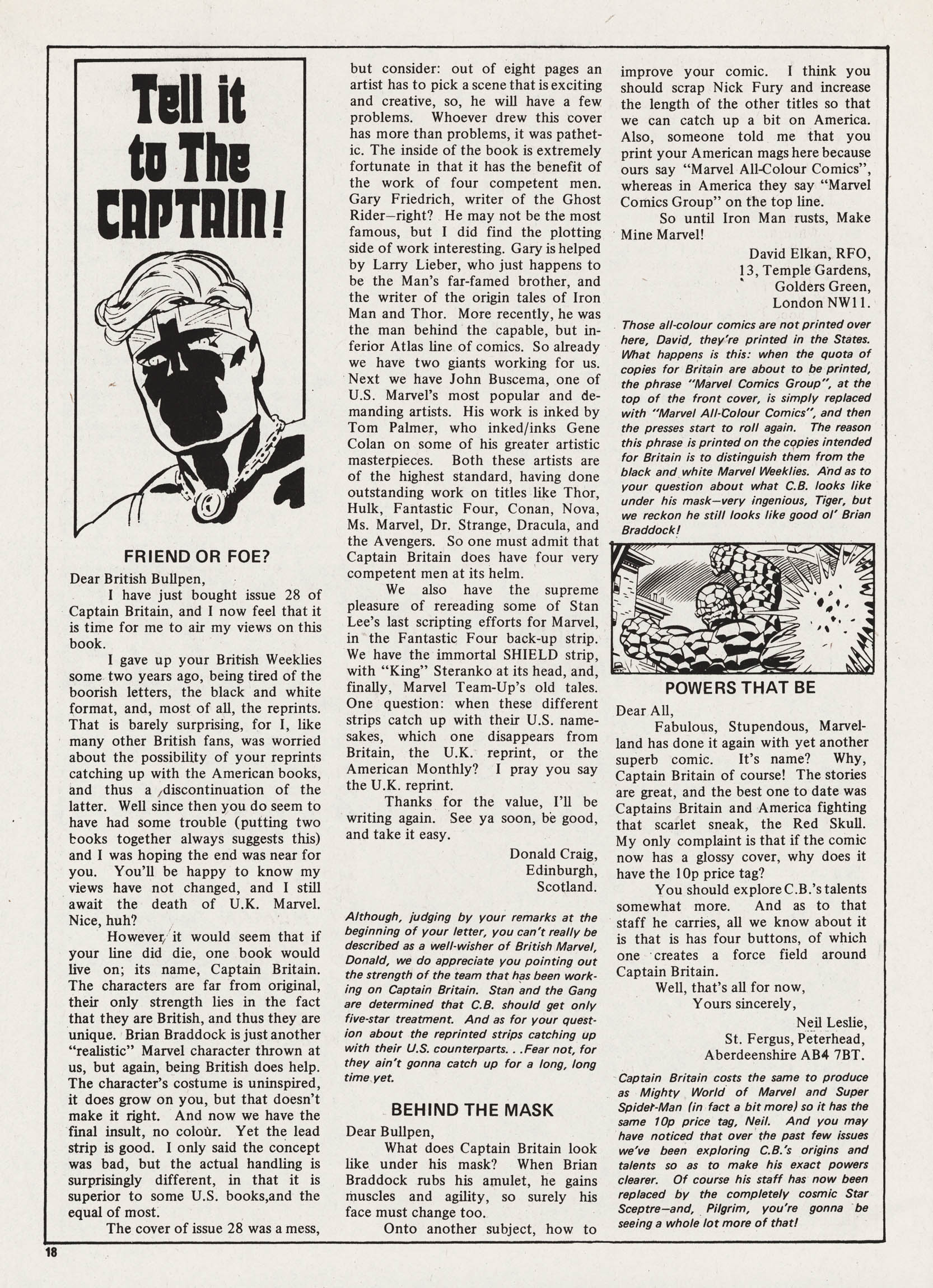 Read online Captain Britain (1976) comic -  Issue #38 - 18