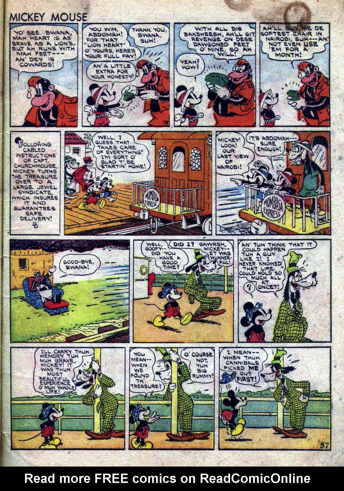 Read online Walt Disney's Comics and Stories comic -  Issue #5 - 59