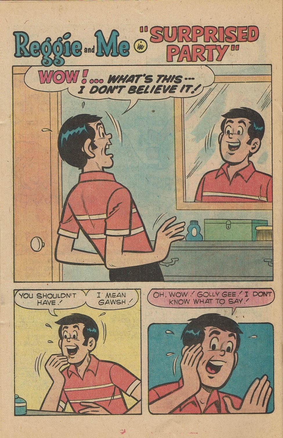 Read online Reggie and Me (1966) comic -  Issue #101 - 20