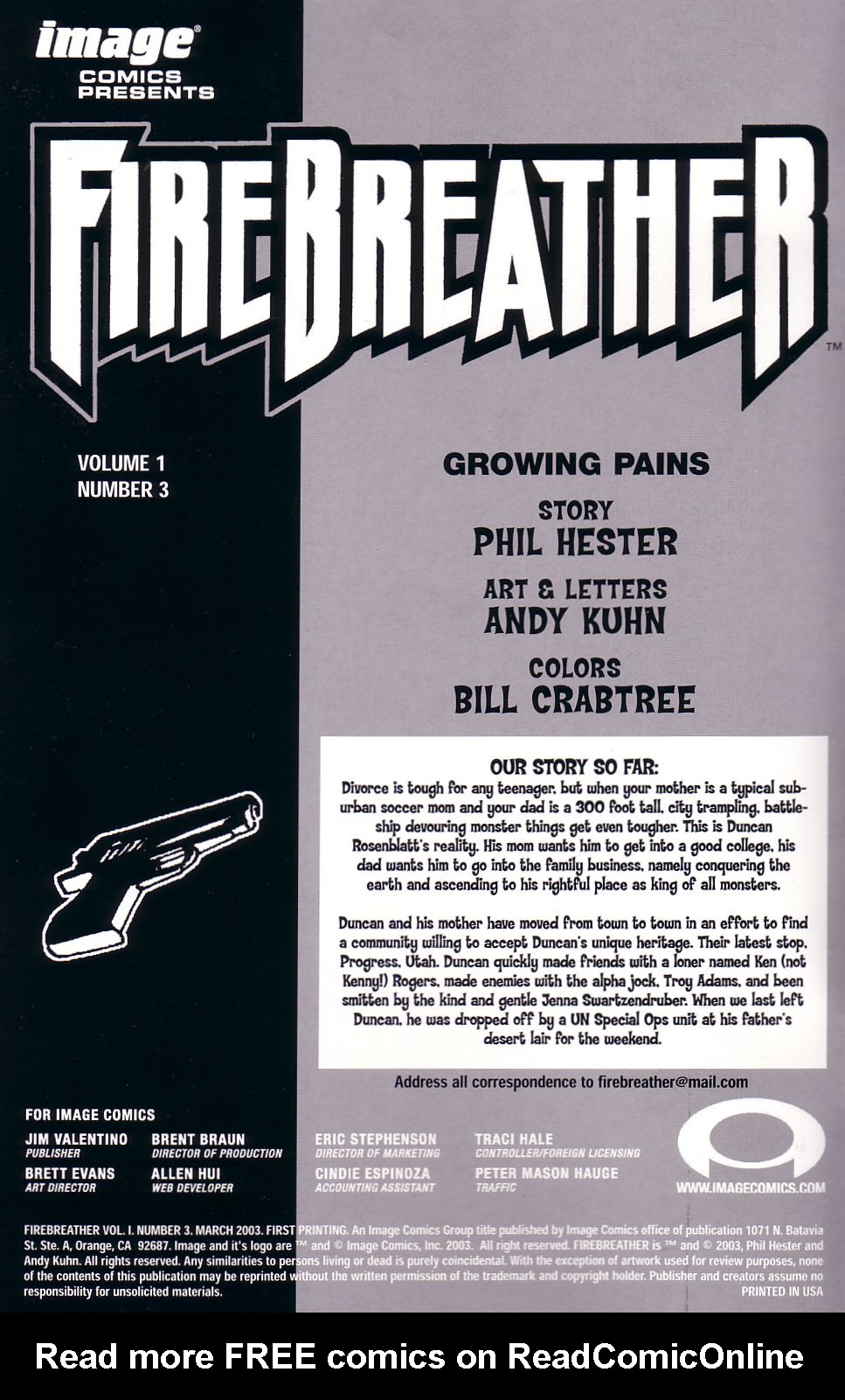 Read online FireBreather (2003) comic -  Issue #3 - 2