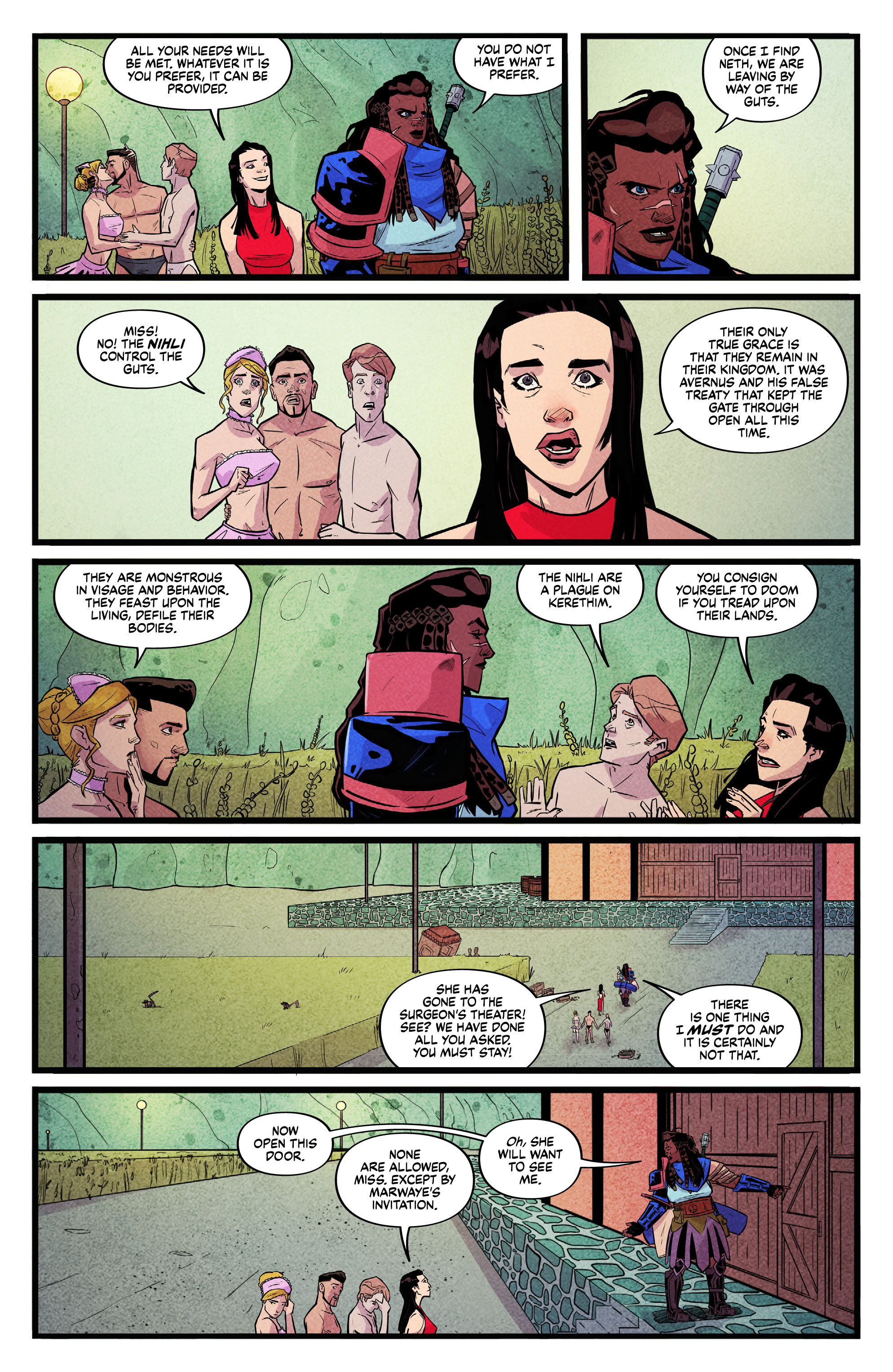 Read online Godfell comic -  Issue #3 - 21