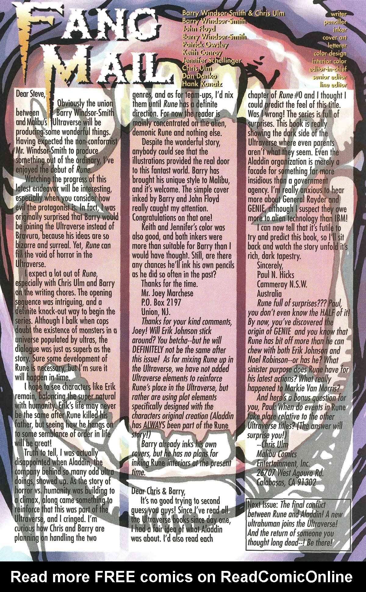 Read online Rune (1994) comic -  Issue #4 - 32