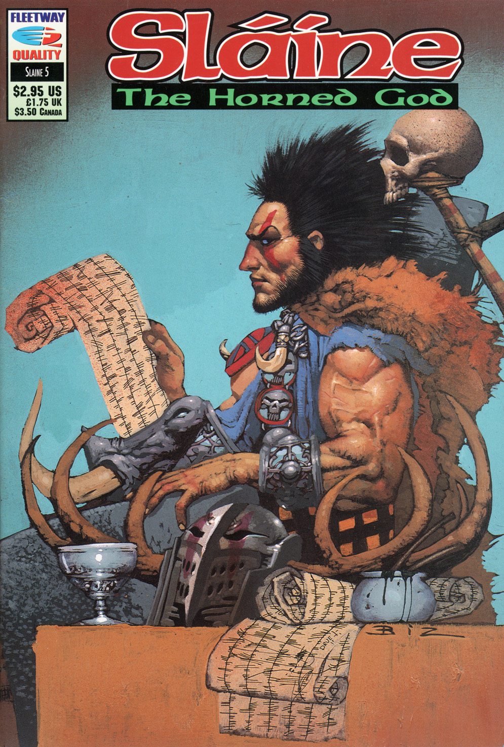 Read online Slaine: The Horned God (1993) comic -  Issue #5 - 1