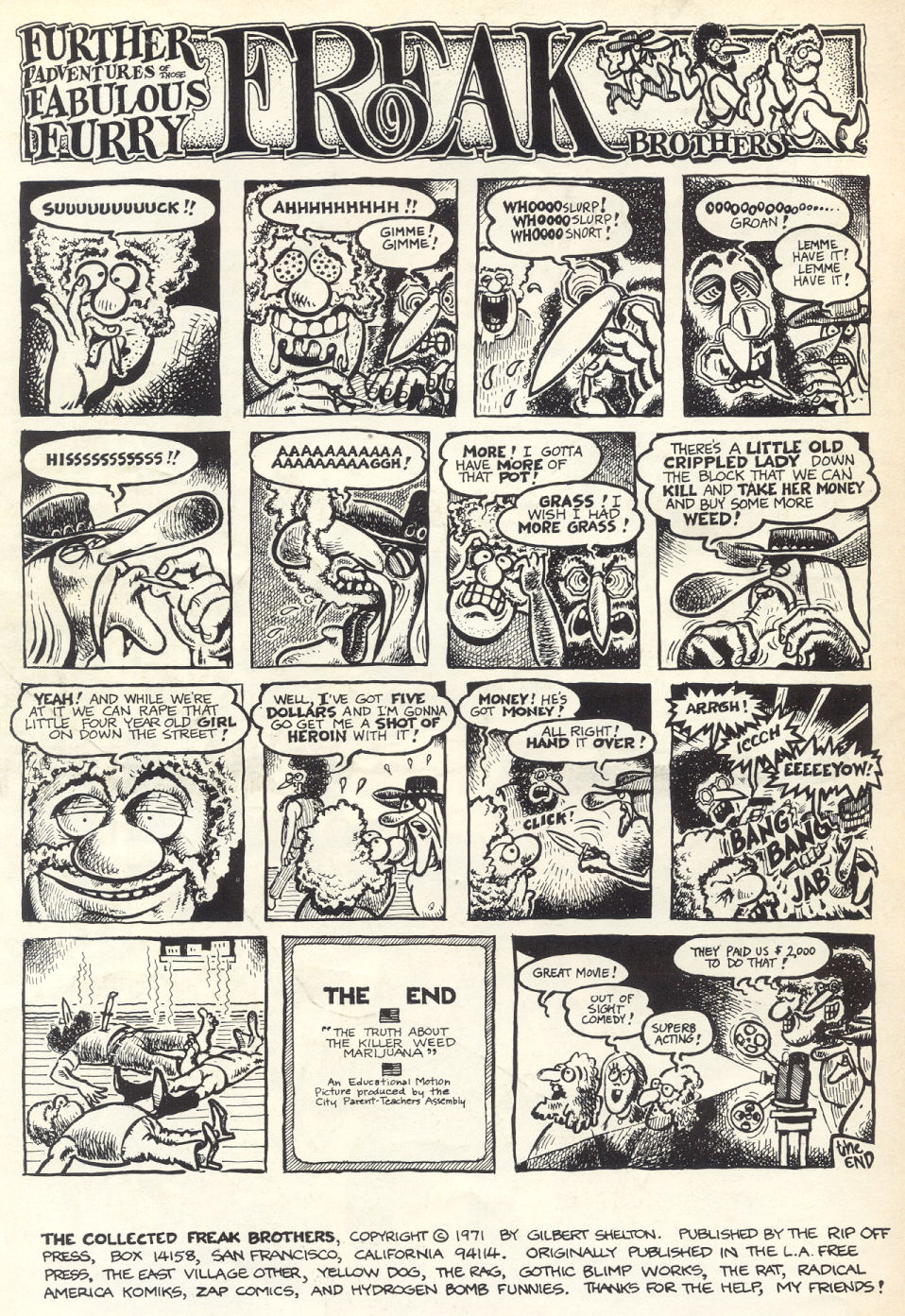 The Fabulous Furry Freak Brothers issue 1 - Page 2