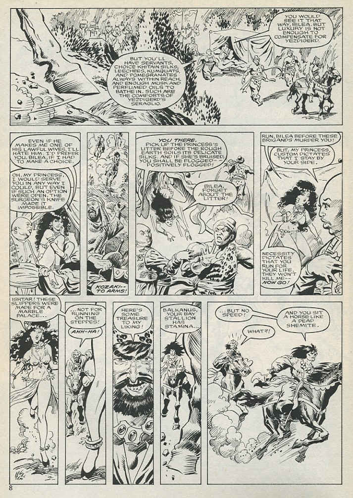 Read online The Savage Sword Of Conan comic -  Issue #131 - 8