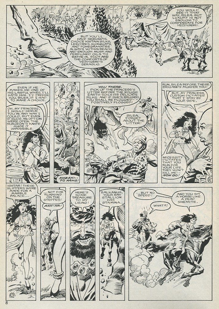 Read online The Savage Sword Of Conan comic -  Issue #131 - 8
