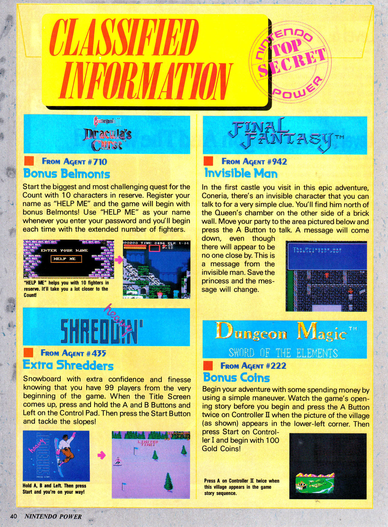 Read online Nintendo Power comic -  Issue #20 - 41