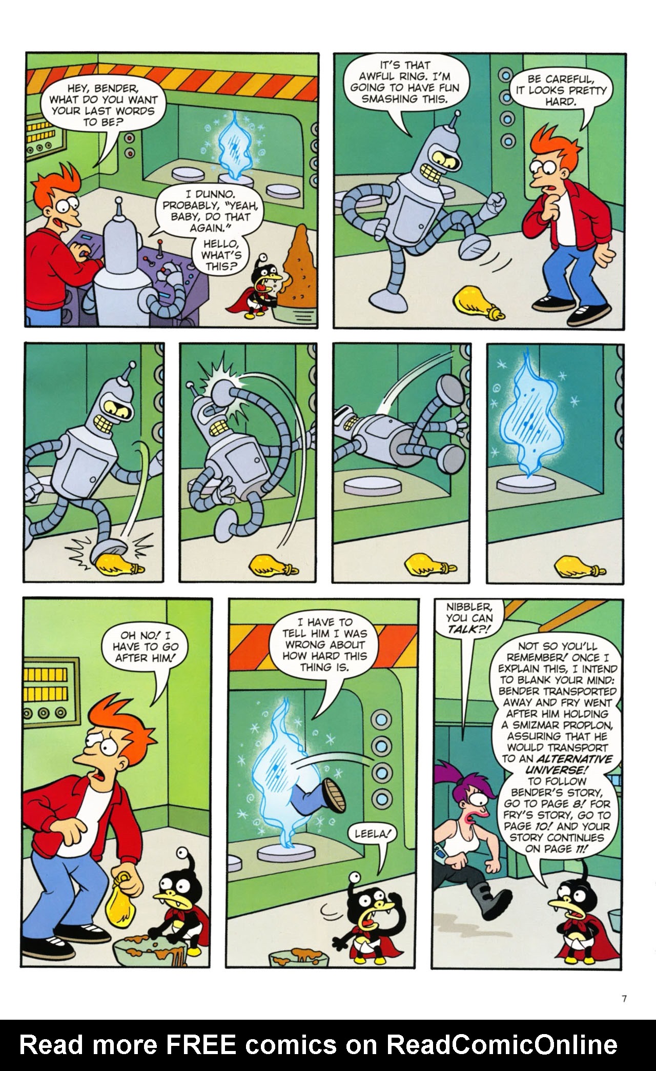 Read online Futurama Comics comic -  Issue #46 - 8