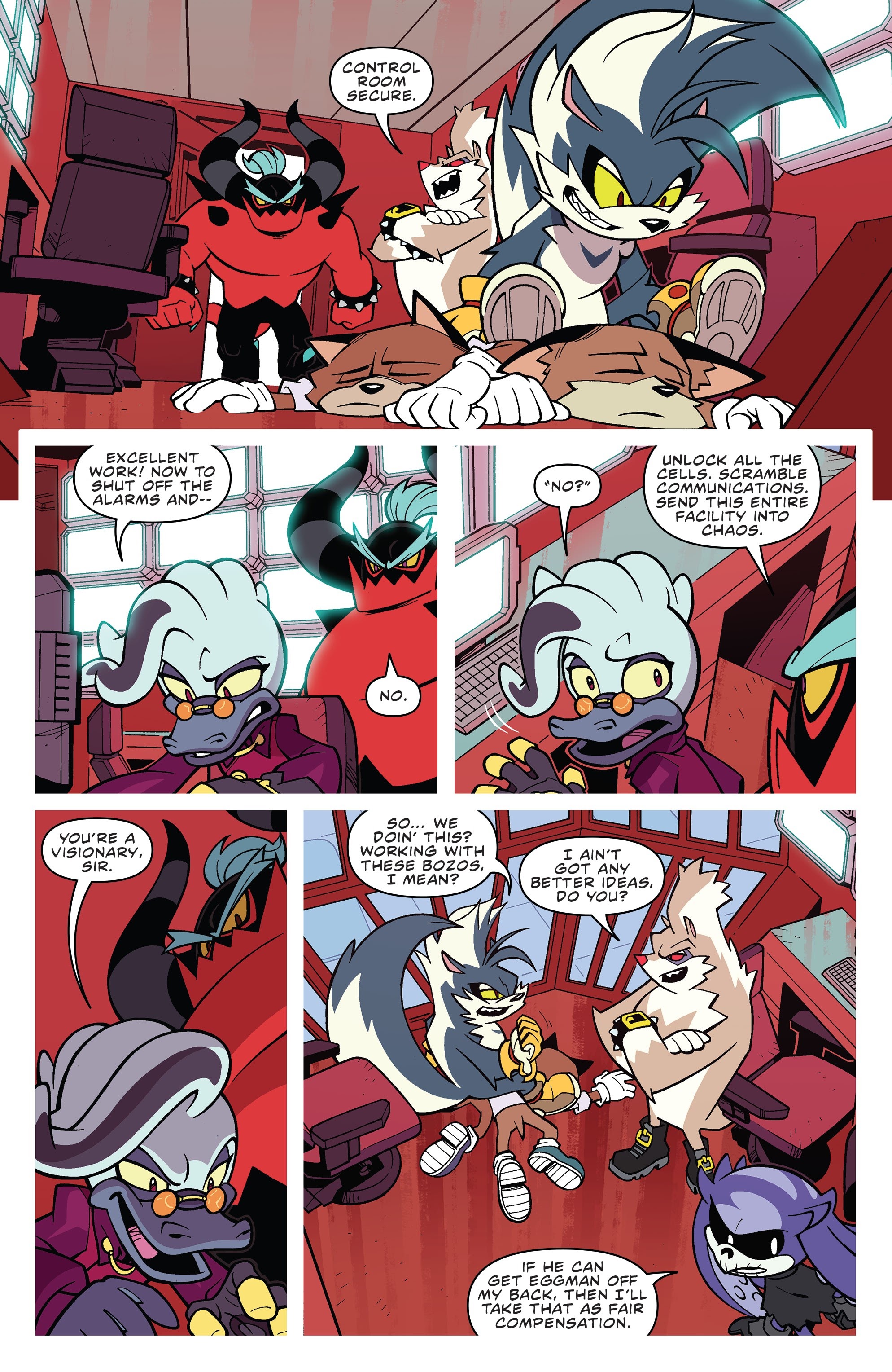 Read online Sonic the Hedgehog: Bad Guys comic -  Issue #1 - 21