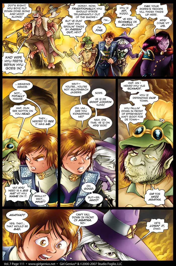 Read online Girl Genius (2002) comic -  Issue #7 - 112