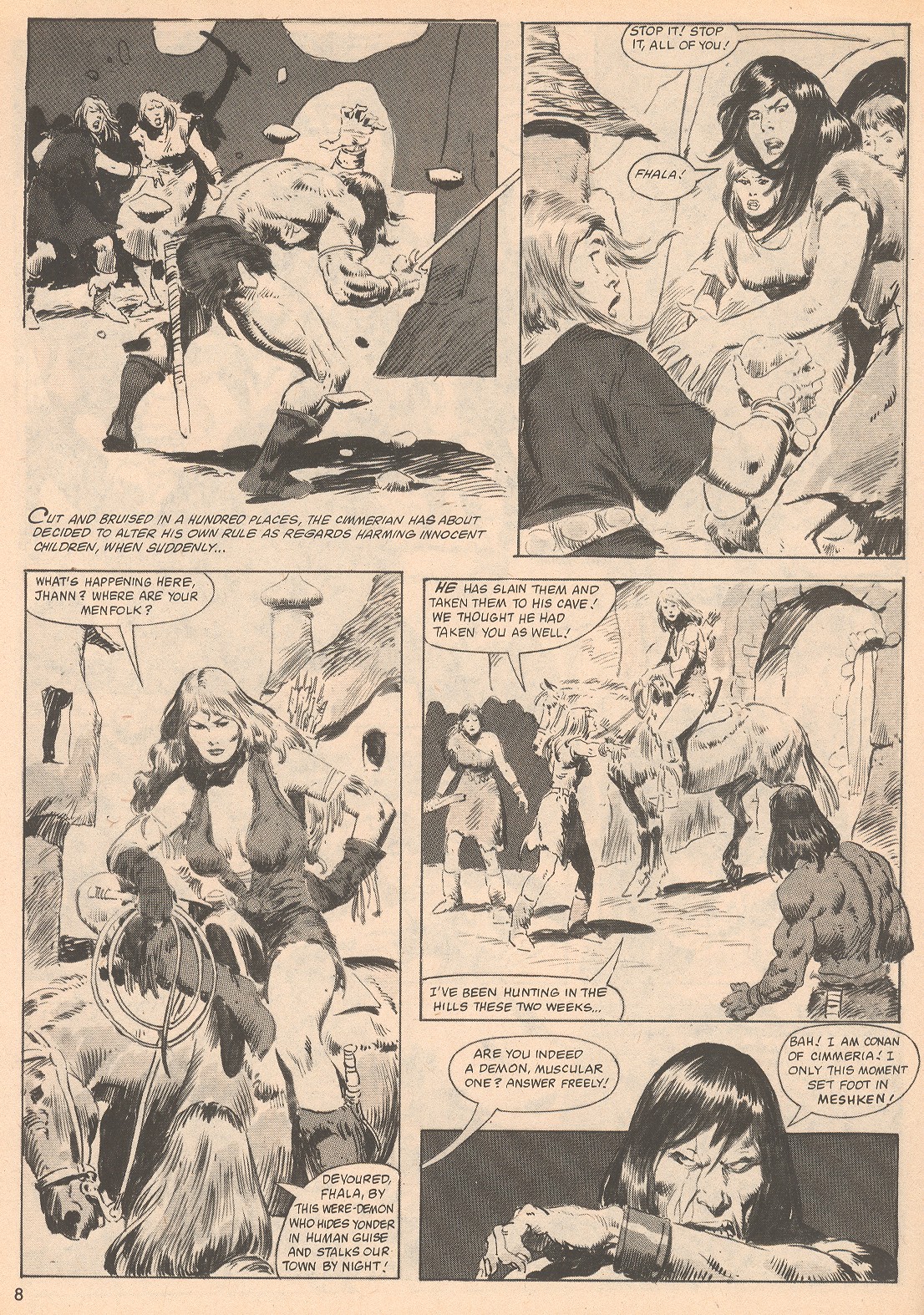 Read online The Savage Sword Of Conan comic -  Issue #70 - 8