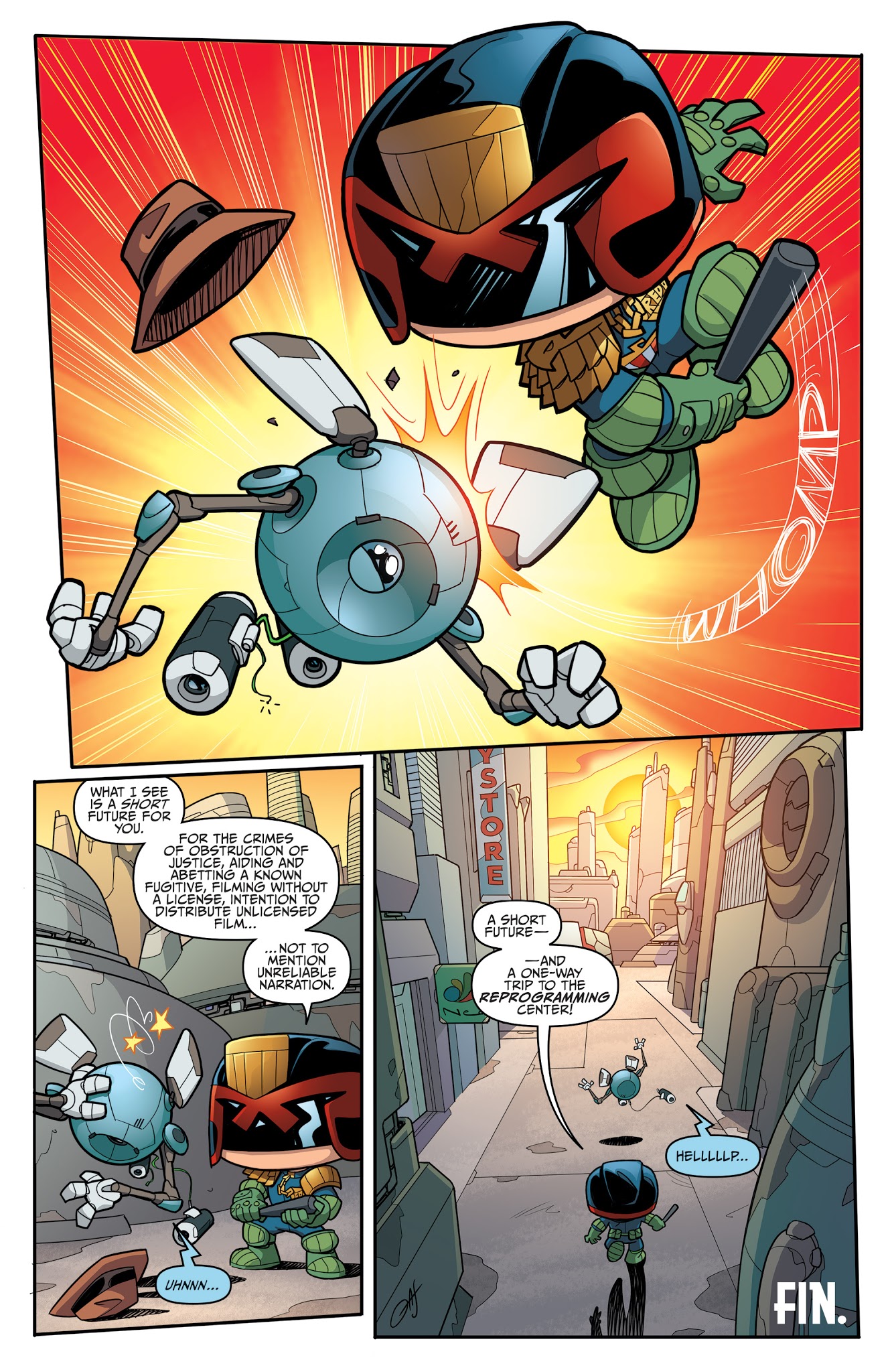 Read online Judge Dredd Funko Universe comic -  Issue # Full - 10