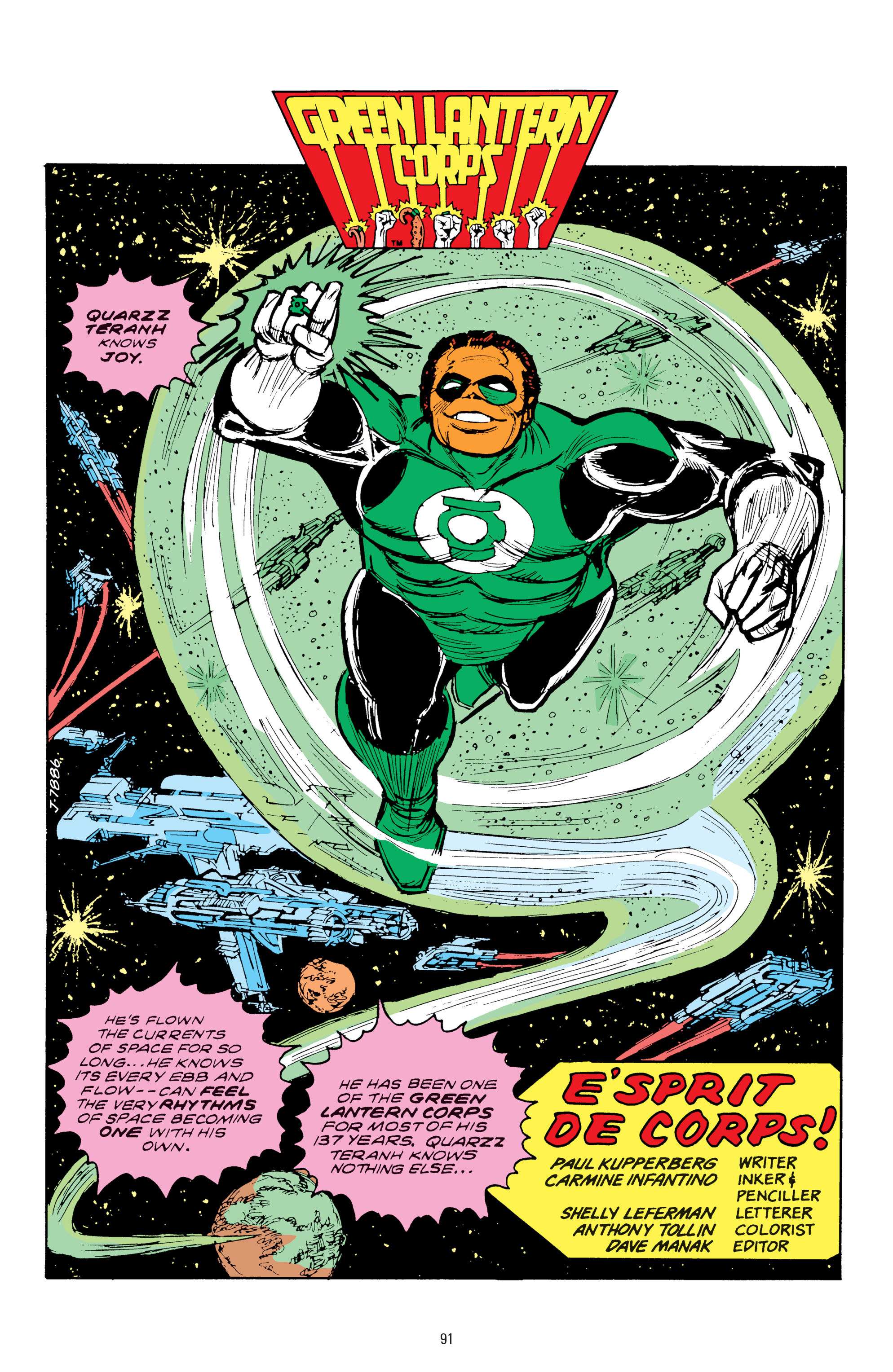 Read online Tales of the Green Lantern Corps comic -  Issue # _TPB 1 - 88