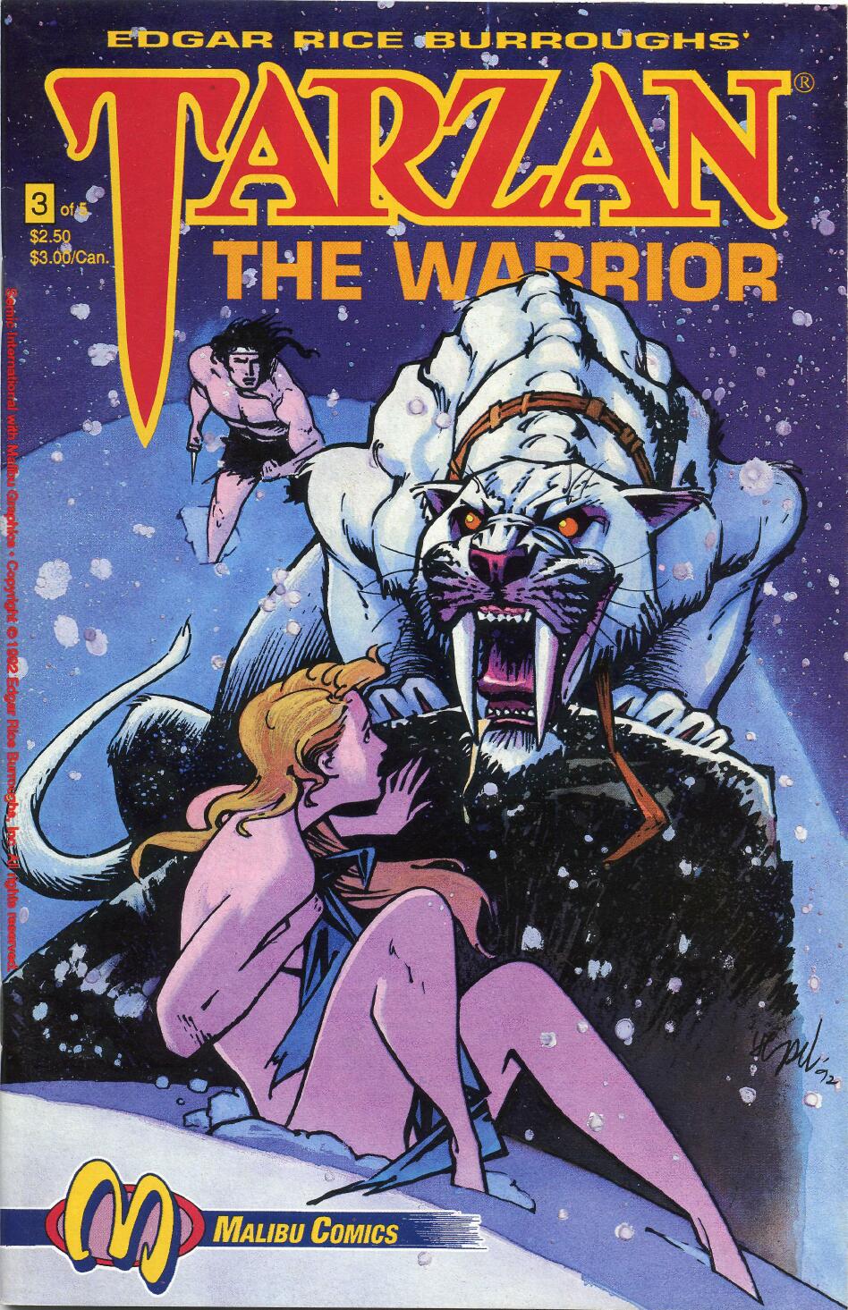Read online Tarzan the Warrior comic -  Issue #3 - 1