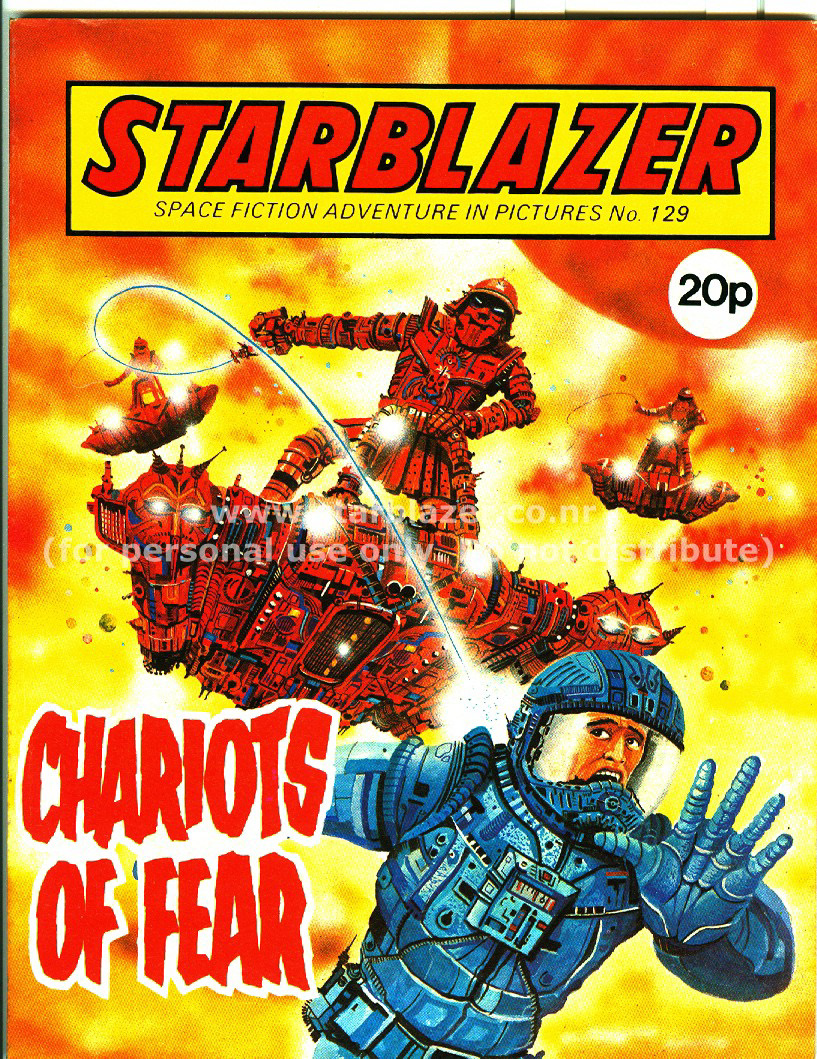 Read online Starblazer comic -  Issue #129 - 1
