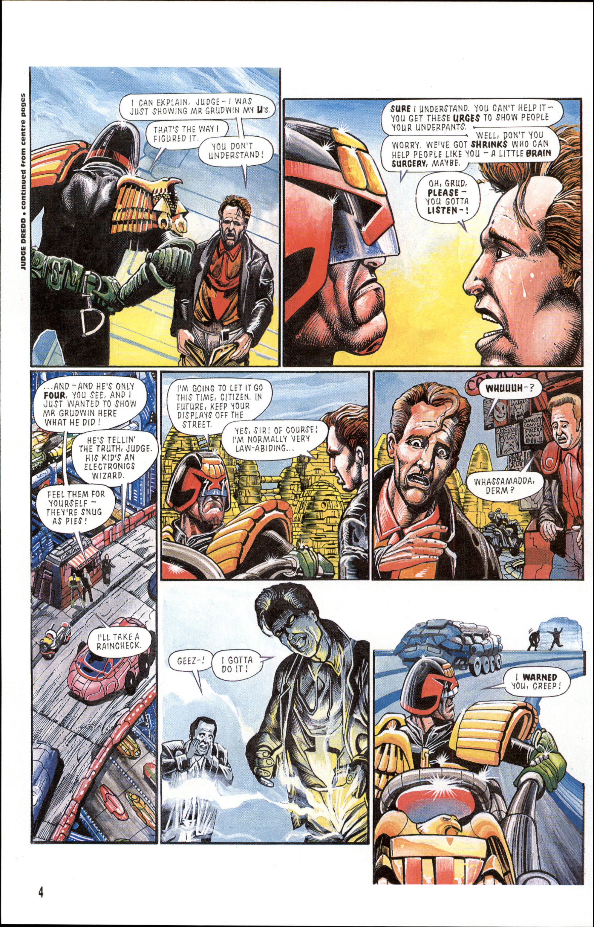 Read online Dredd Rules! comic -  Issue #8 - 6