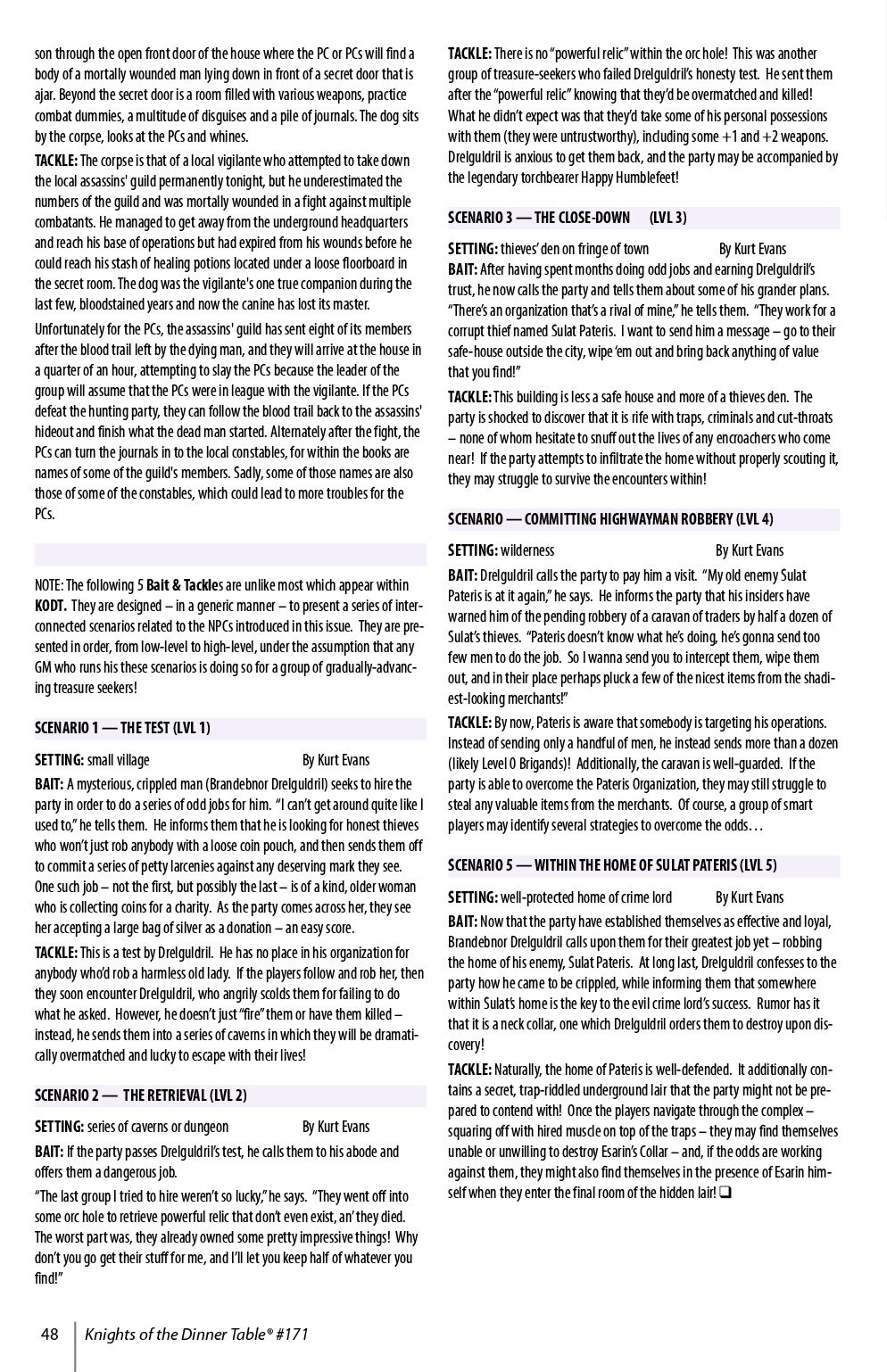 Read online Knights of the Dinner Table comic -  Issue #171 - 50